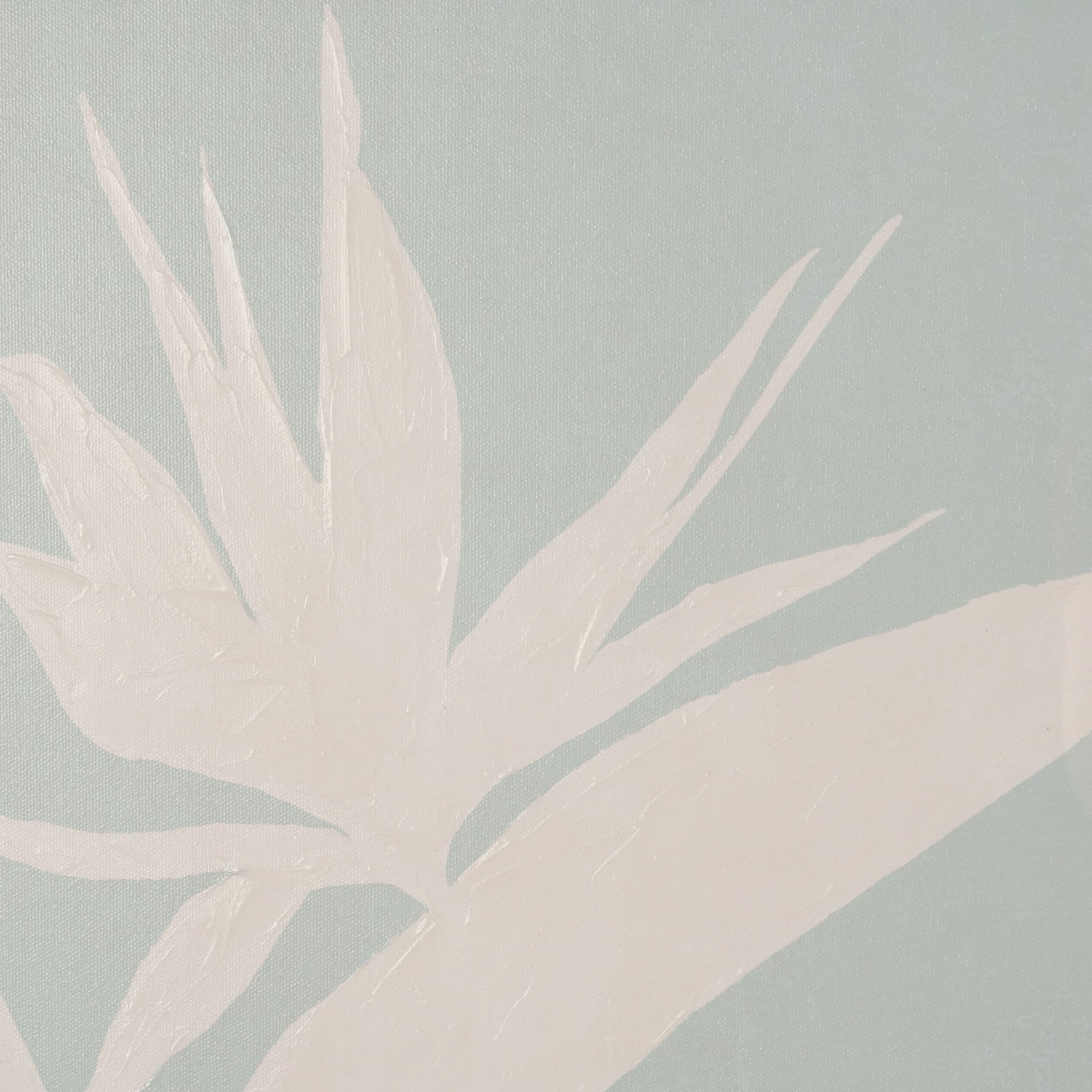 Verdant Silhouettes II by Hannah Dawson Hand Embelished Textured Framed Artwork Matted under Glass — product photograph