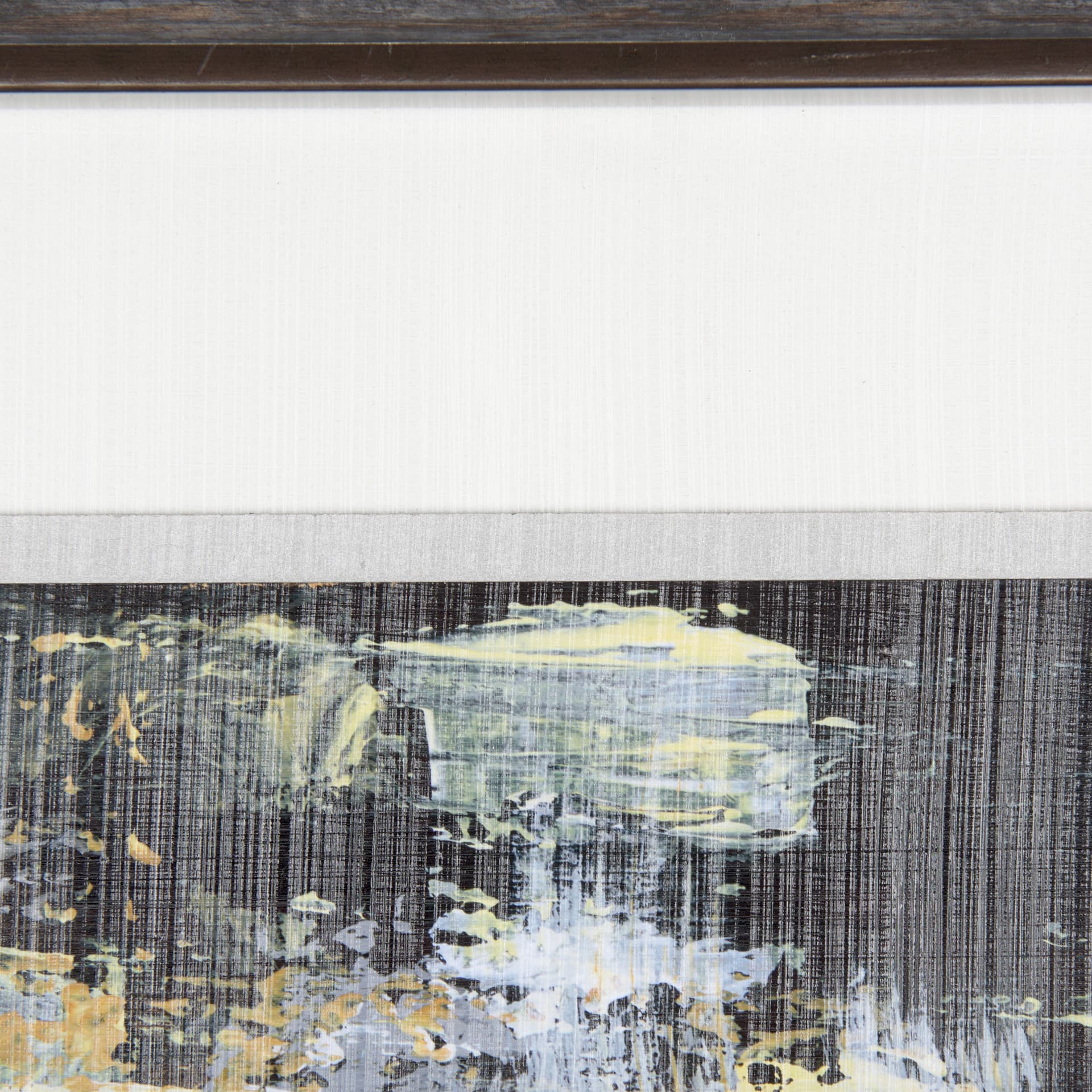Silver and gold Inspiration III by Mercana Studio a Hand Embellished Textured Framed Art Print — product photograph