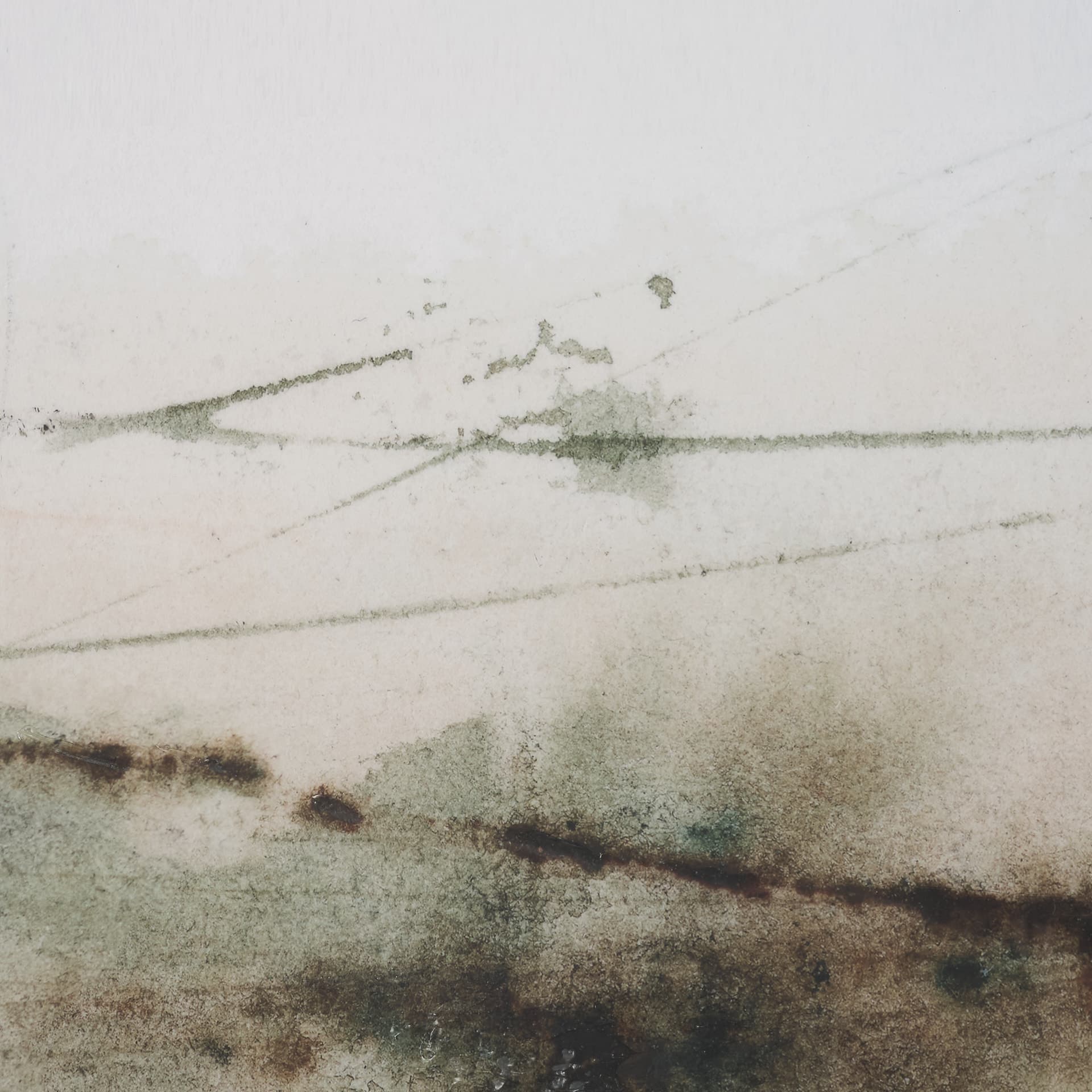 Watercolor Dreamscape II by Mercana Studio Hand Embelished Framed Artwork Matted under Glass — product photograph