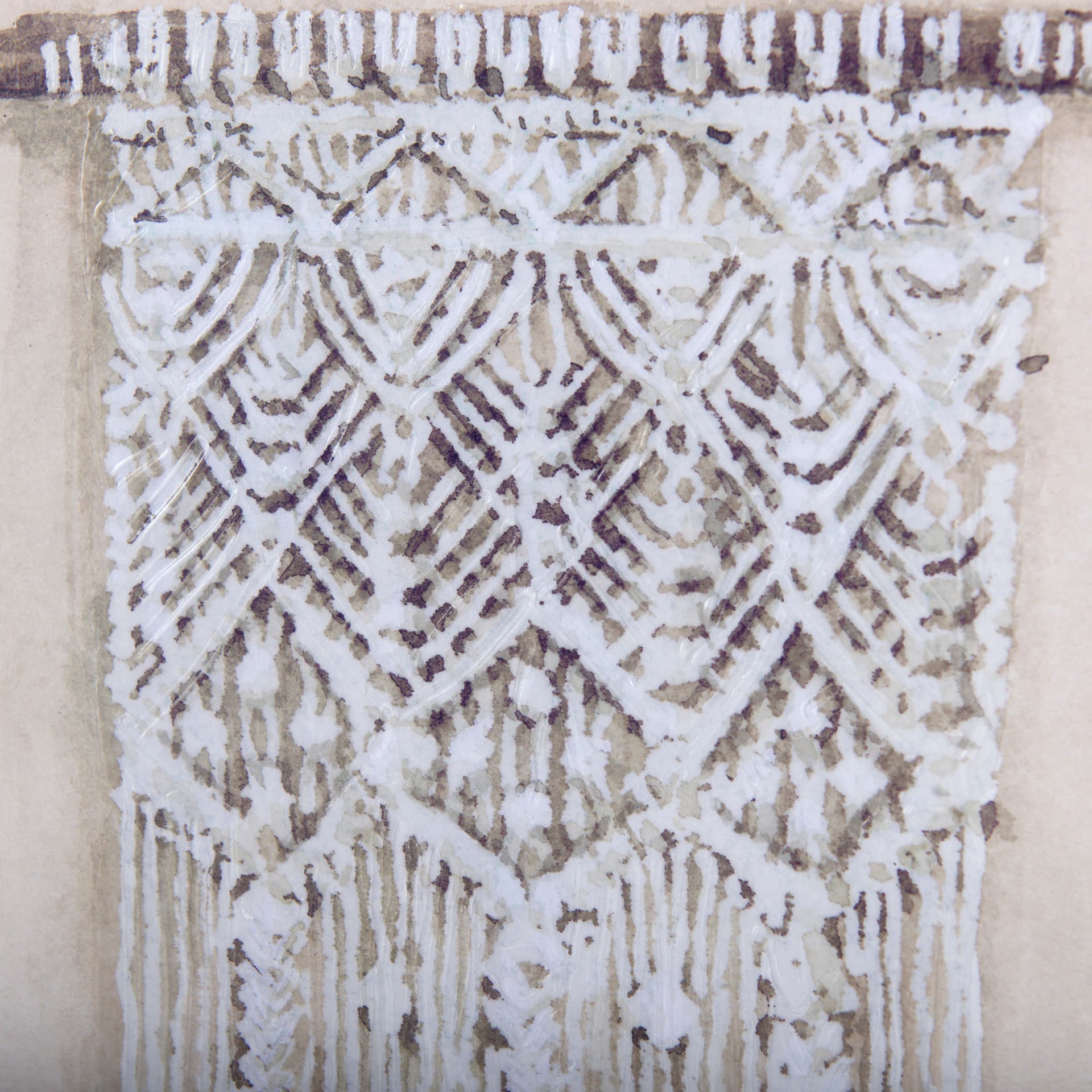 Dream Weaver I by Mercana Studio a Hand Embellished Textured Framed Art Print Matted under Glass — product photograph