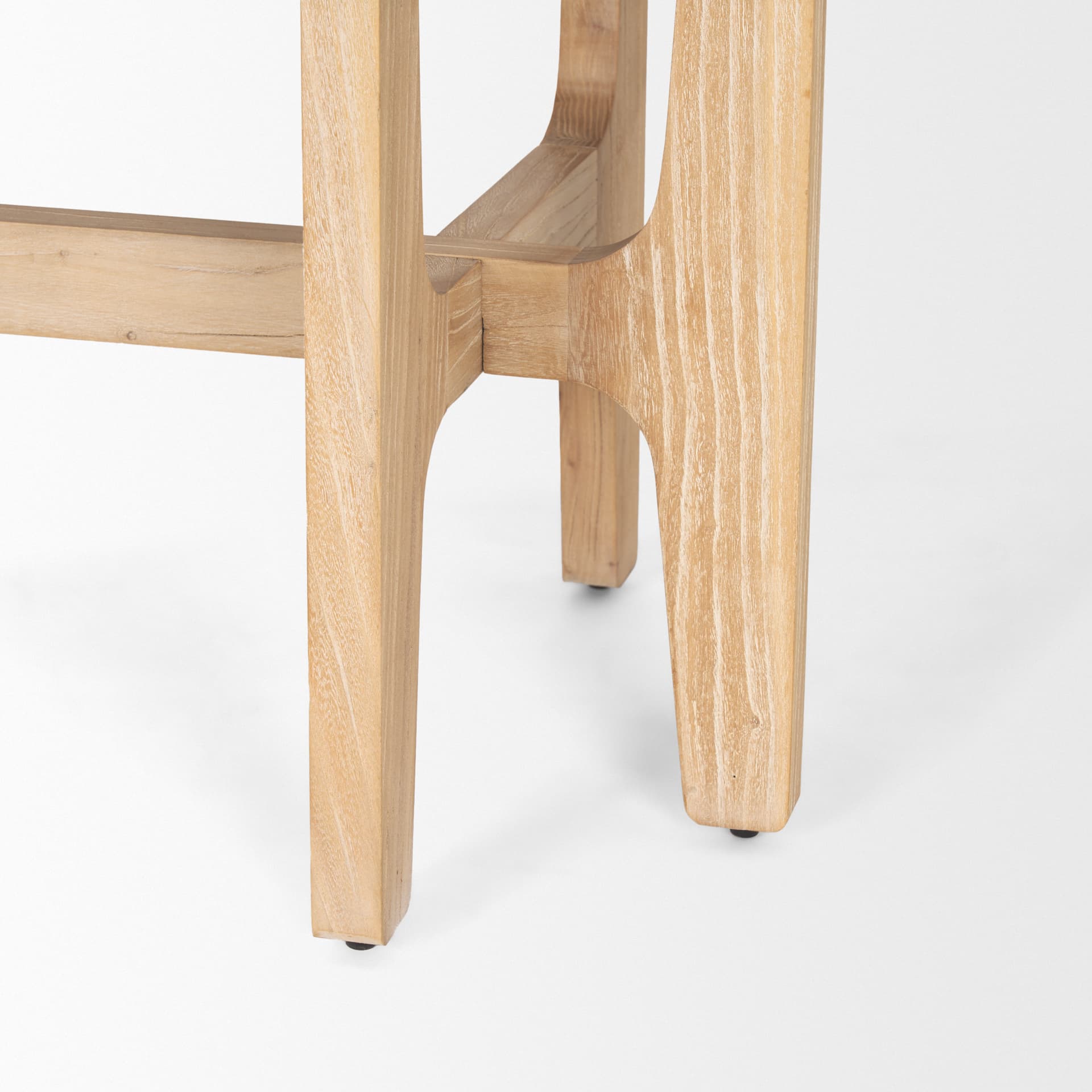 Taylin Light Brown Solid Wood Desk — product photograph
