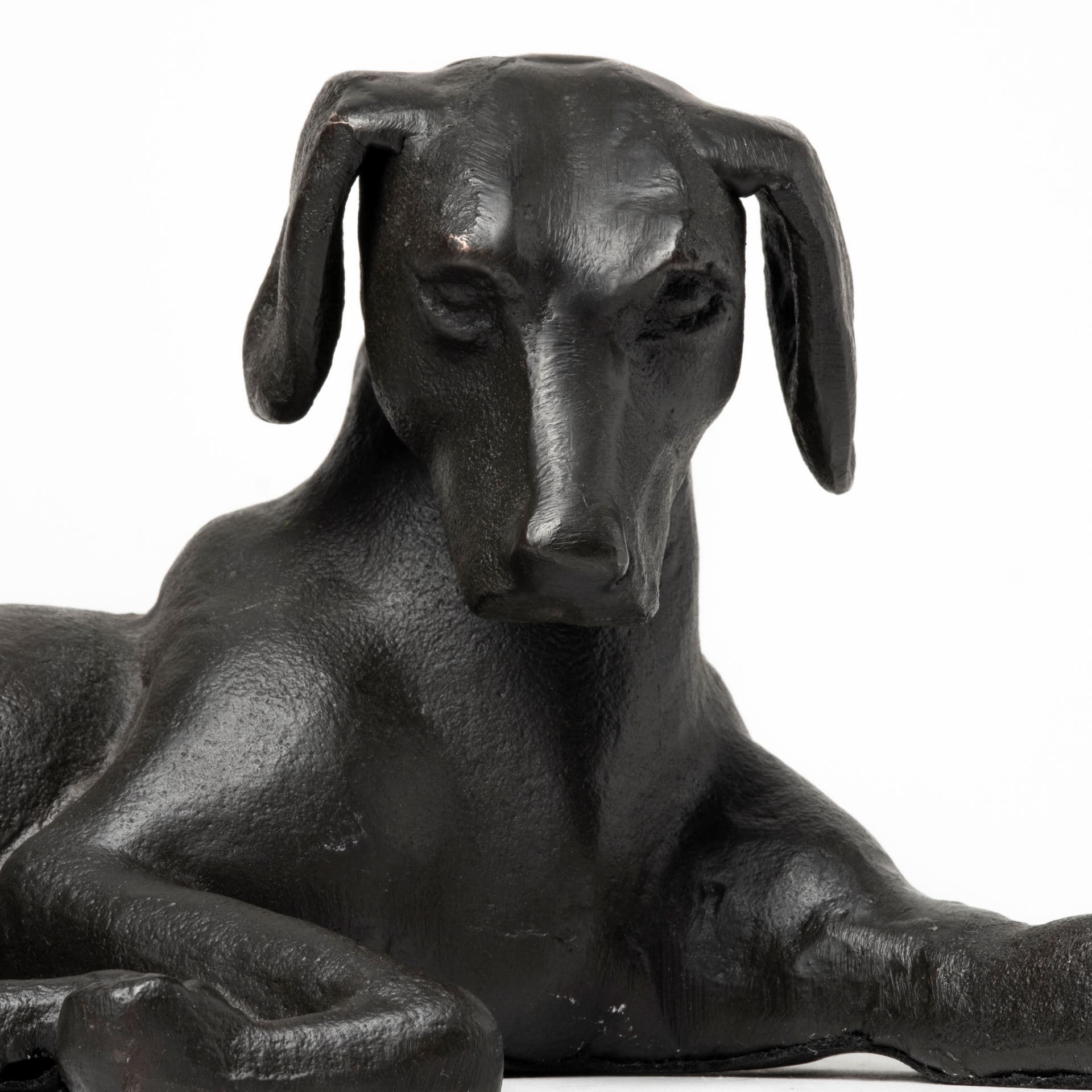 Czar 11L x 7W Black Metal Labrador Retriever — product photograph