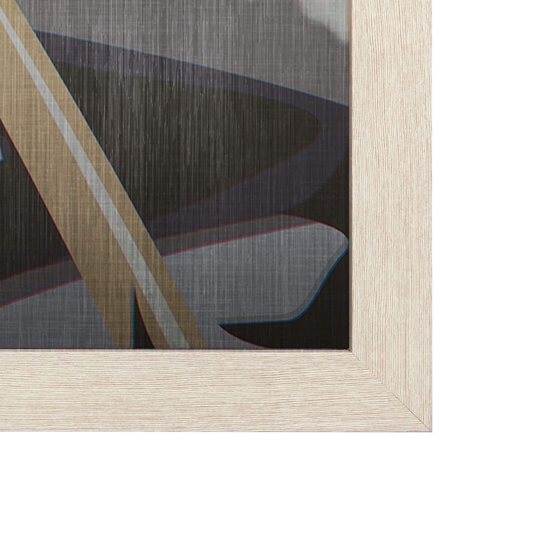 Edmonton Go Canada (L) by Mercana Studio a Hand Embellished Decograph Framed Art Print — product photograph