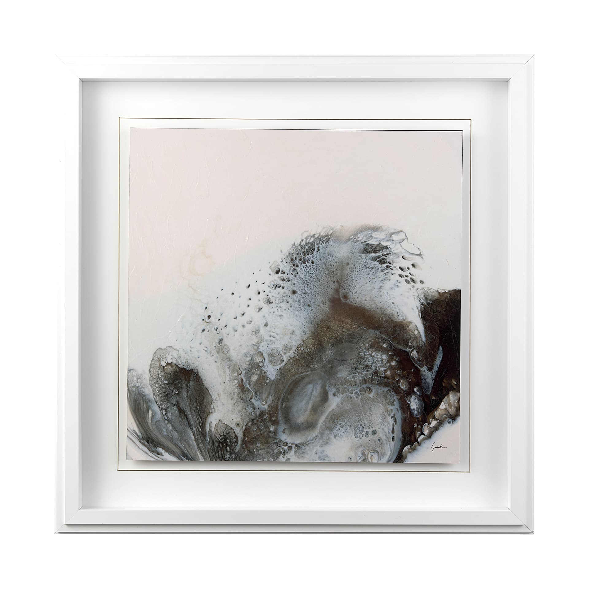 Threshold I by Mercana Studio a Hand Embellished Textured Framed Art Print — product photograph