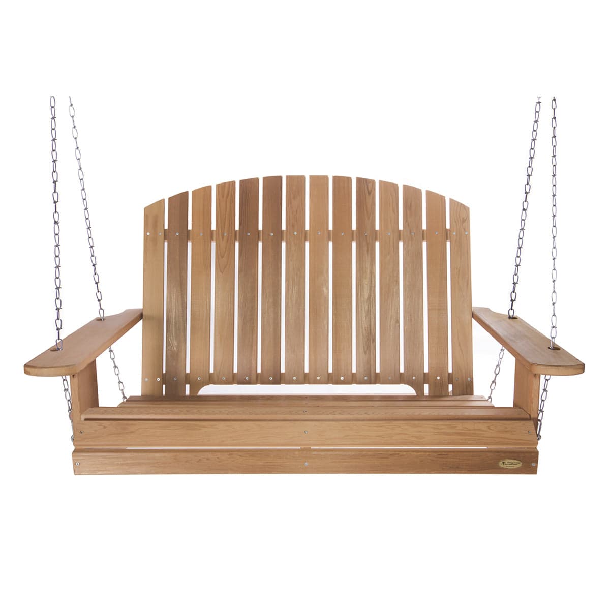 Cedar Pergola Garden Arbor & Swing Set — product photograph