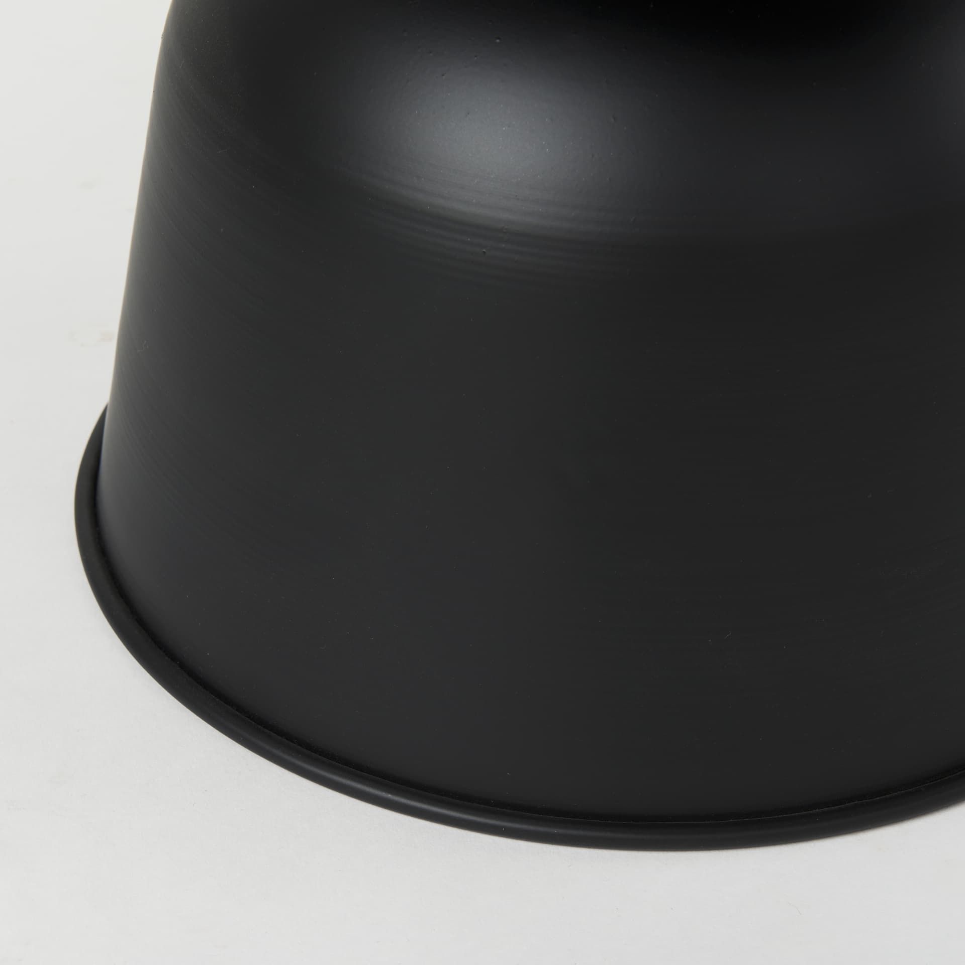 Talulla 19.7L x 19.7W x 14.8H Metal Matte Black Accent Table — product photograph