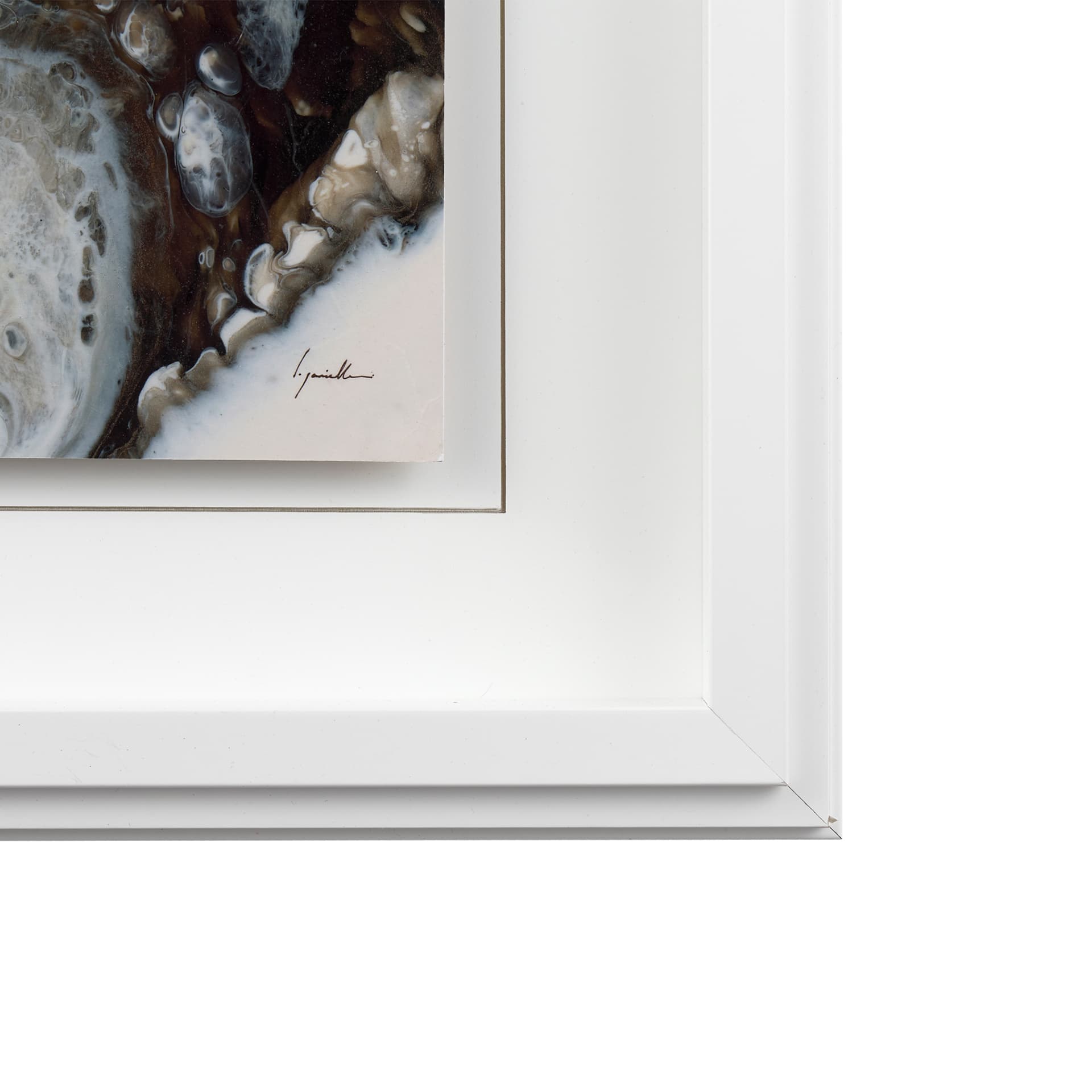 Threshold I by Mercana Studio a Hand Embellished Textured Framed Art Print — product photograph