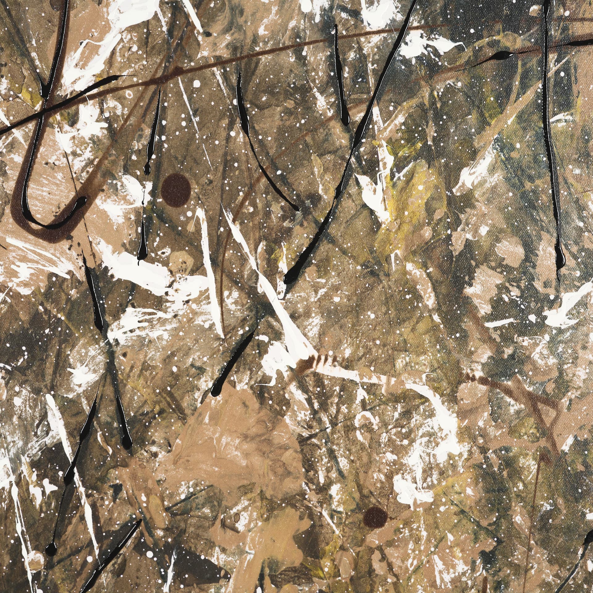 Chaos & Order I by Chad Warren a Hand Embellished Textured Framed Canvas — product photograph
