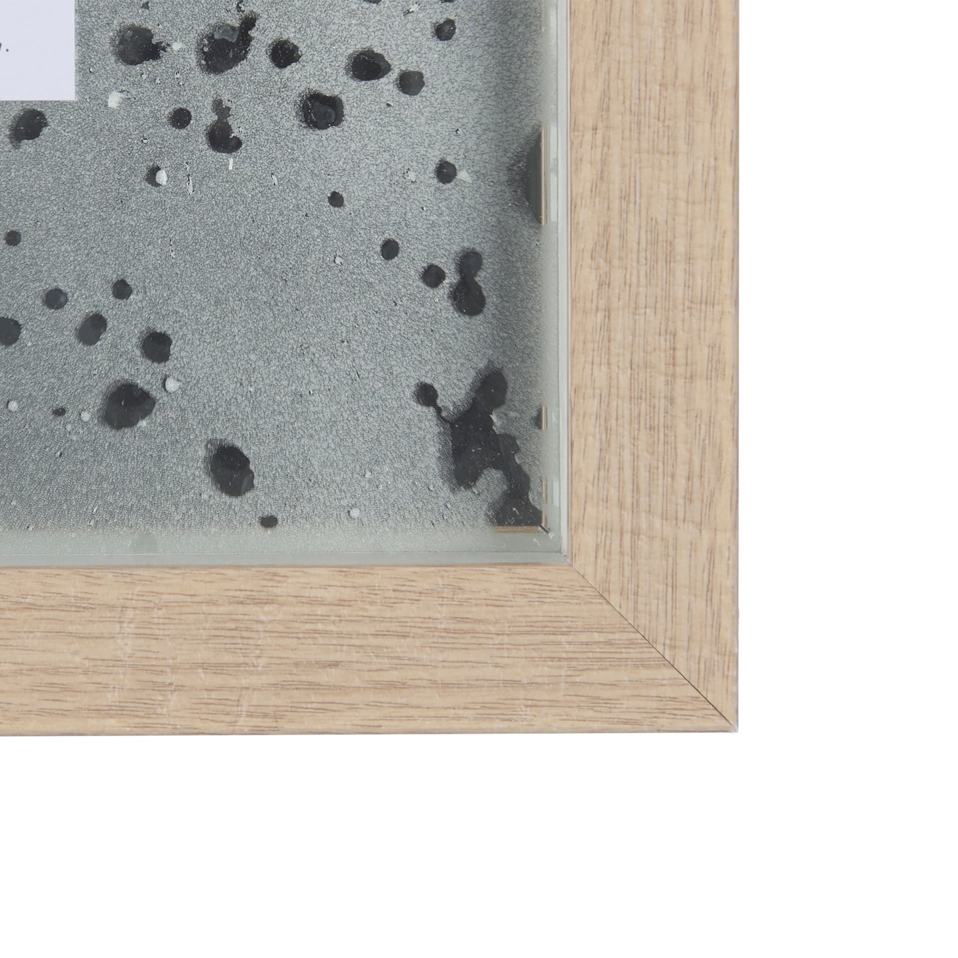 Eastern Blue II by Mercana Studio a Hand Embellished Textured Framed Art Print Matted under Glass — product photograph