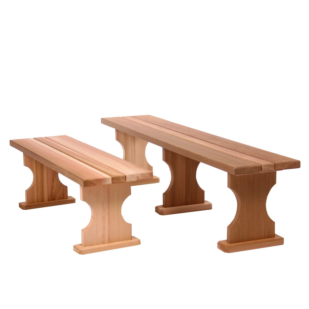 4-ft Cedar Backless Bench BB45 — product photograph