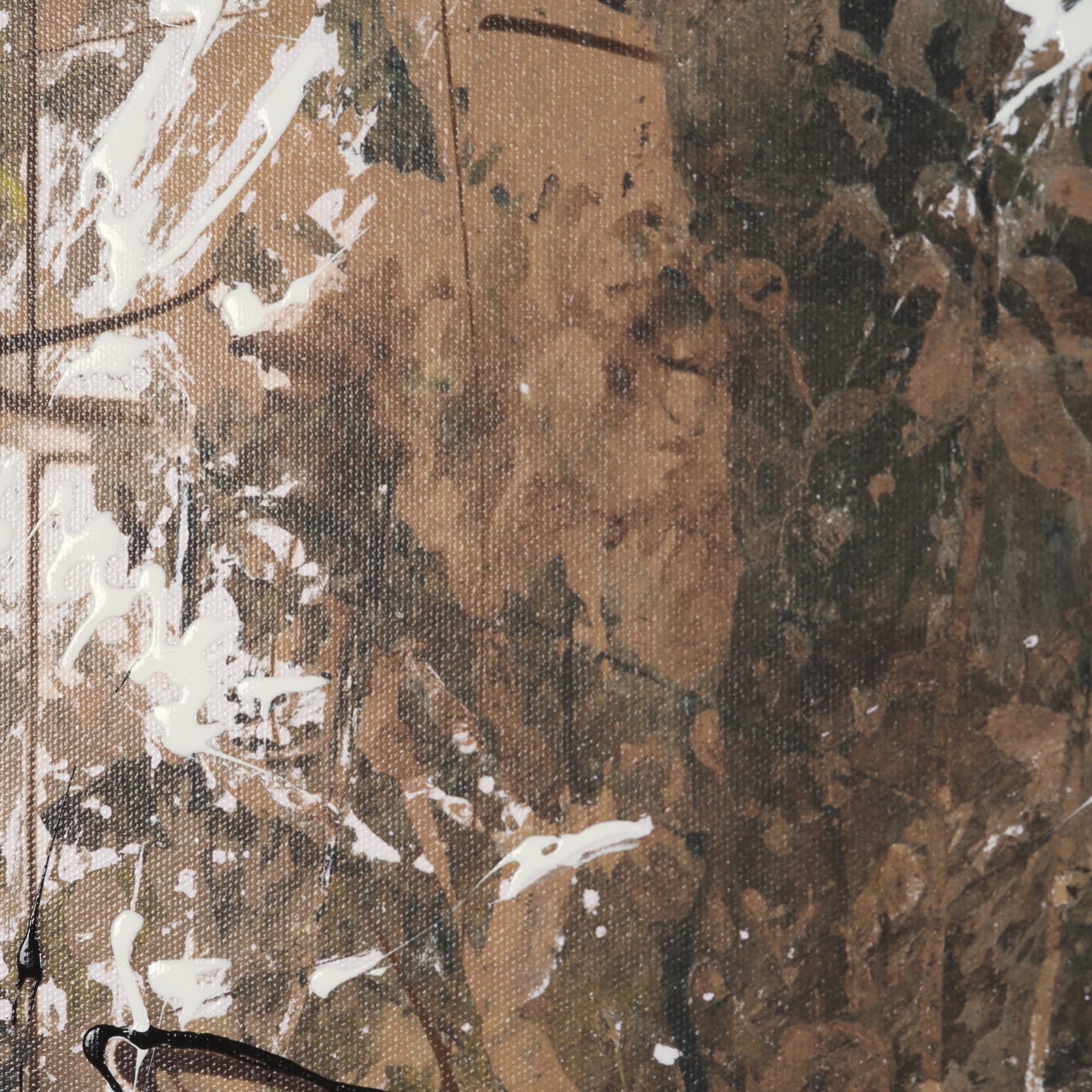 Chaos & Order IV by Chad Warren a Hand Embellished Textured Framed Canvas — product photograph