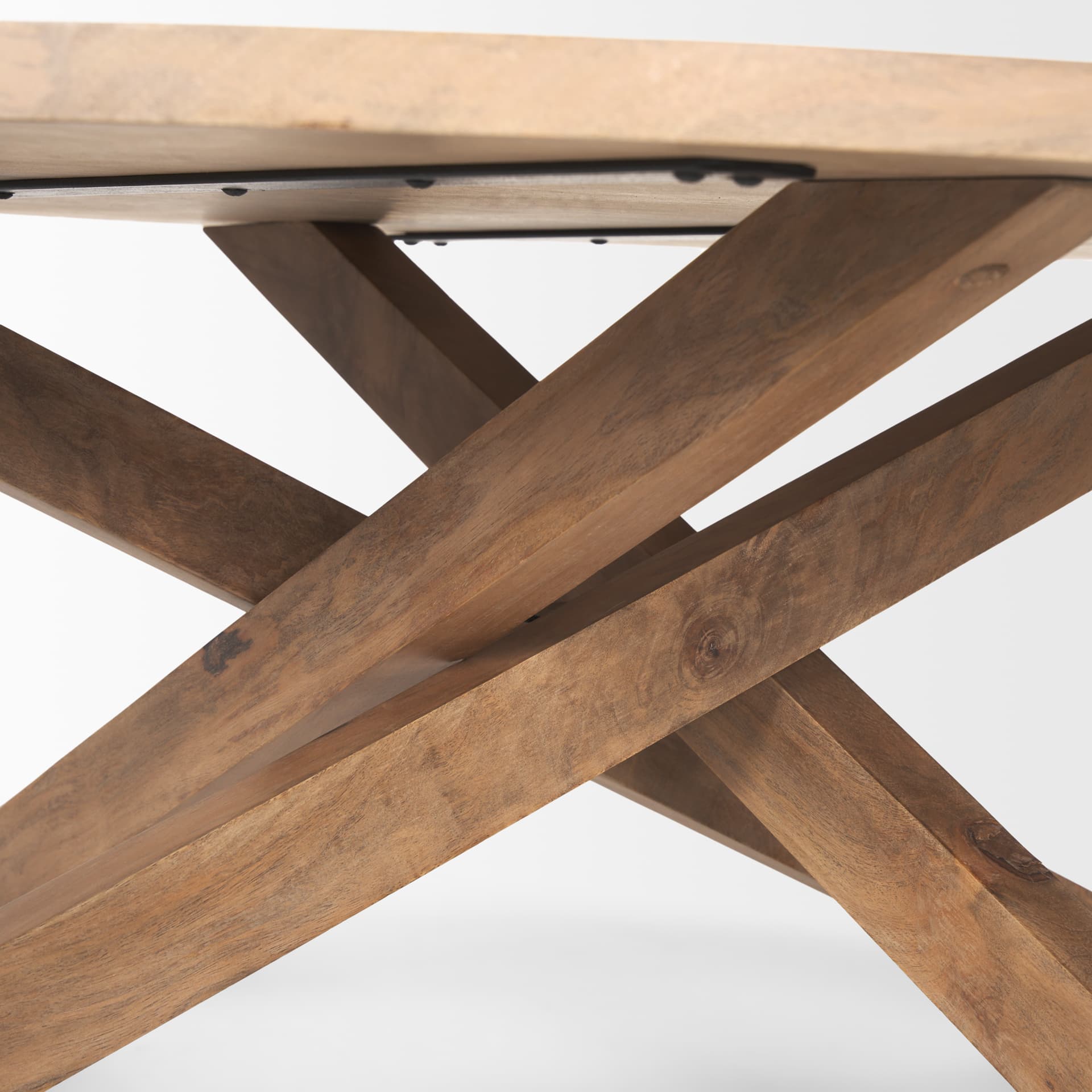 Solana Light Brown Wood Coffee Table — product photograph