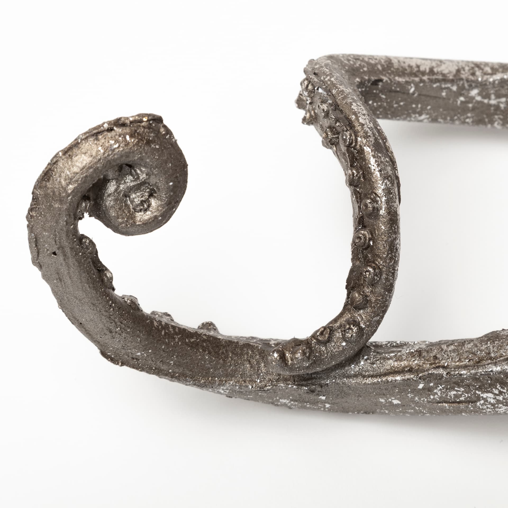 Strafford Medium 13L x 7W Silver Resin Octopus — product photograph
