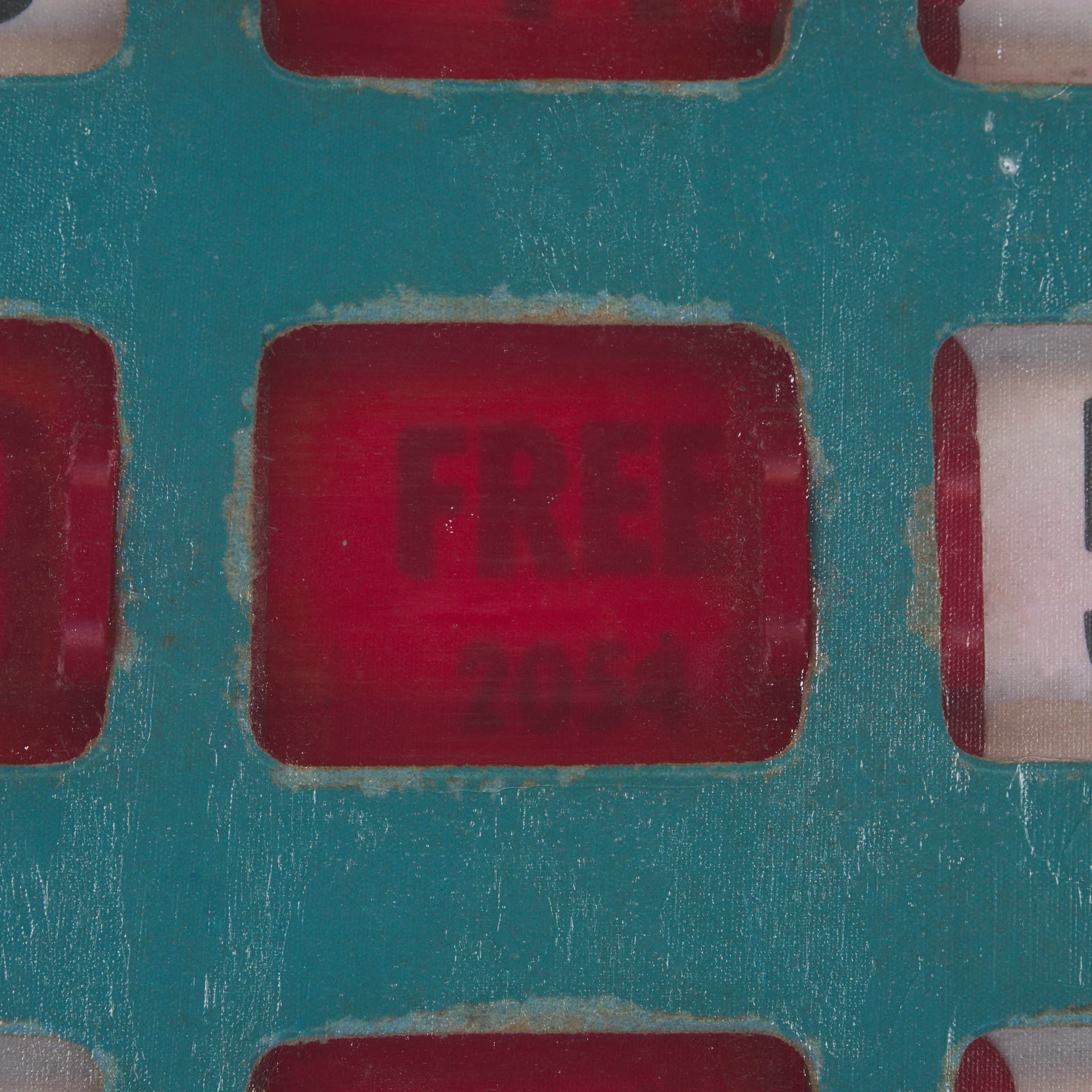 Chasing Numbers II Bingo Card by Mercana Studio a Hand Embellished Textured Framed Canvas — product photograph
