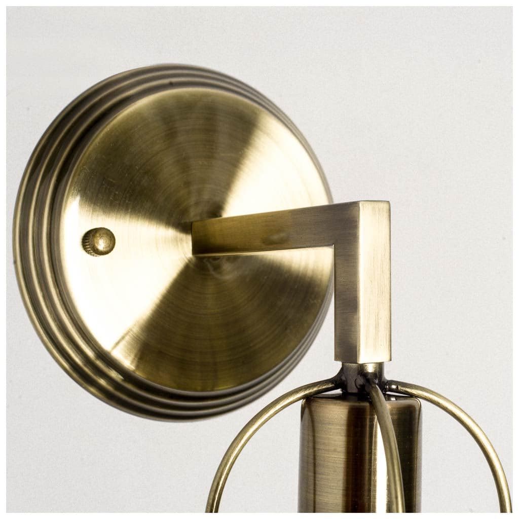 Hines II 6x14 Bronze Toned Metal Bulb Cage Wall Sconce — product photograph