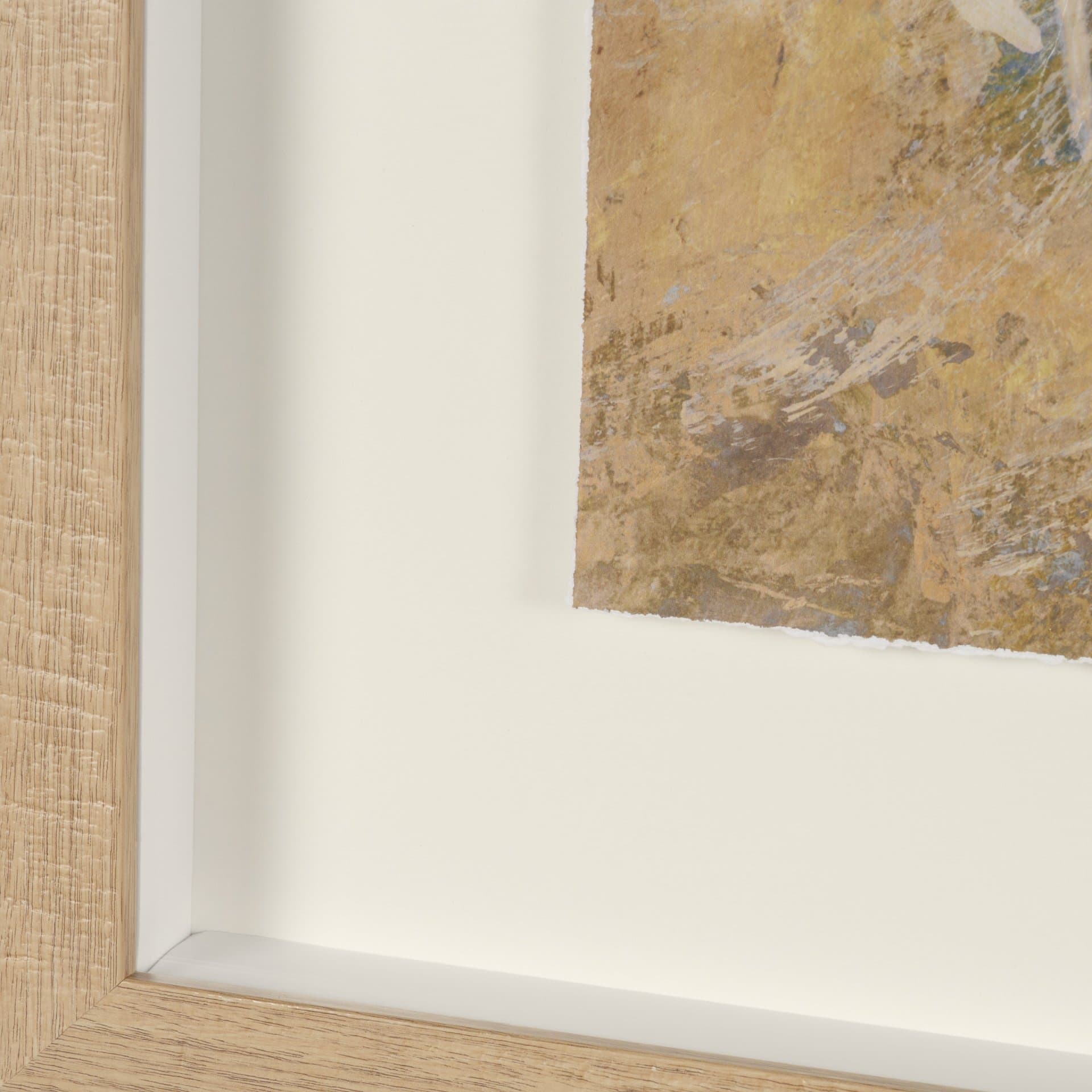 Curious II by Mercana Studio Hand Embelished Framed Artwork Matted under Glass — product photograph