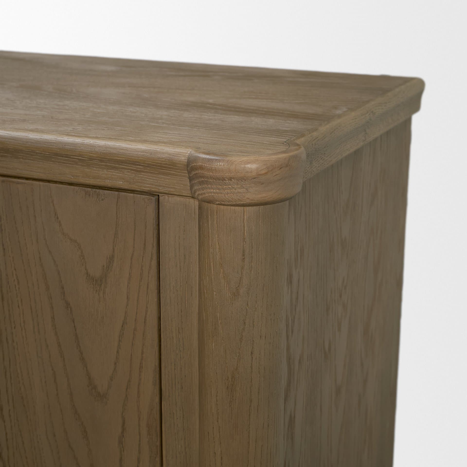 Alden Medium Brown Wood 4-Door Closed Sideboard — product photograph