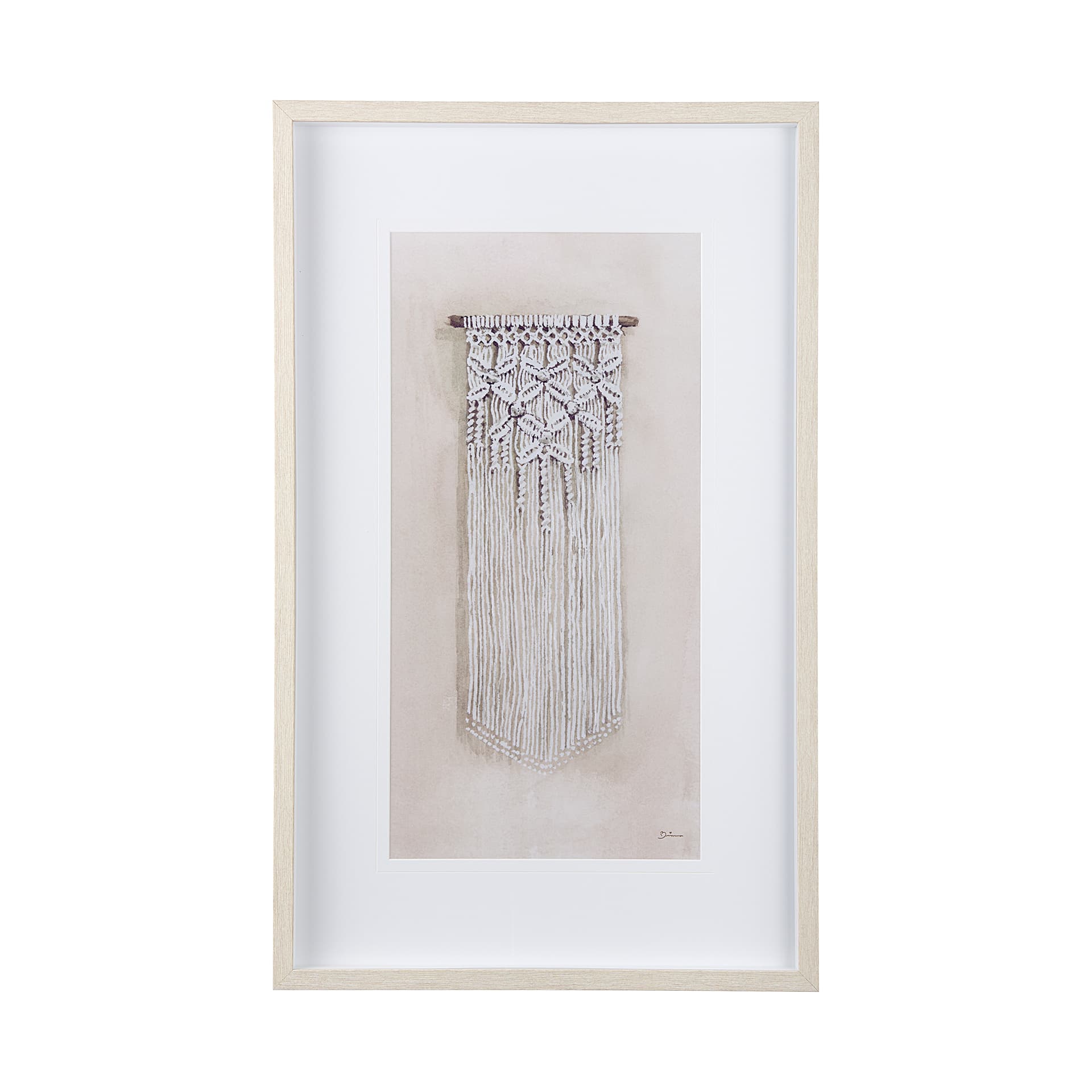 Dream Weaver II by Mercana Studio a Hand Embellished Textured Framed Art Print Matted under Glass — product photograph