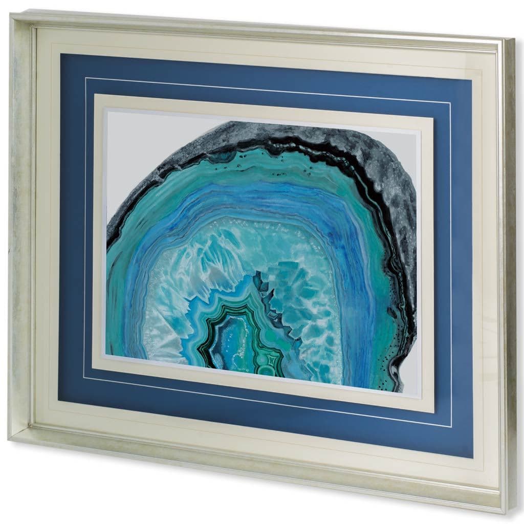 Agate Studies II by Naomi McCavitt a Framed Art Print Matted under Glass — product photograph