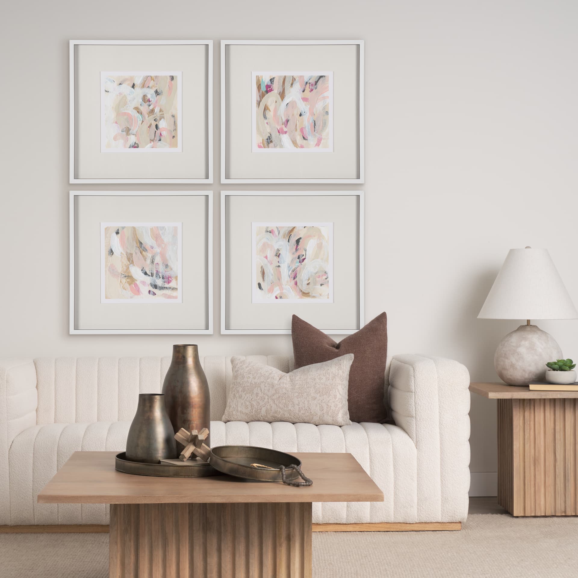 Carnivale IV by Mercana Studio a Framed Art Print Matted under Glass — in a styled room