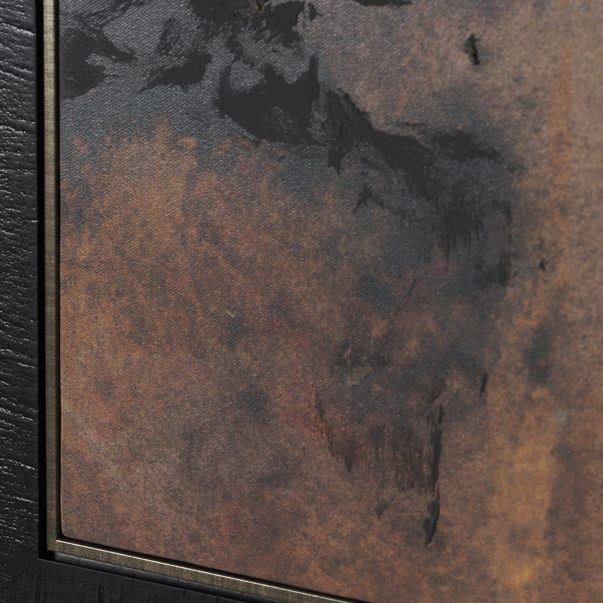 Give or Take by Ira Havuka Hand-Embellished Textured Framed Canvas Artwork — product photograph