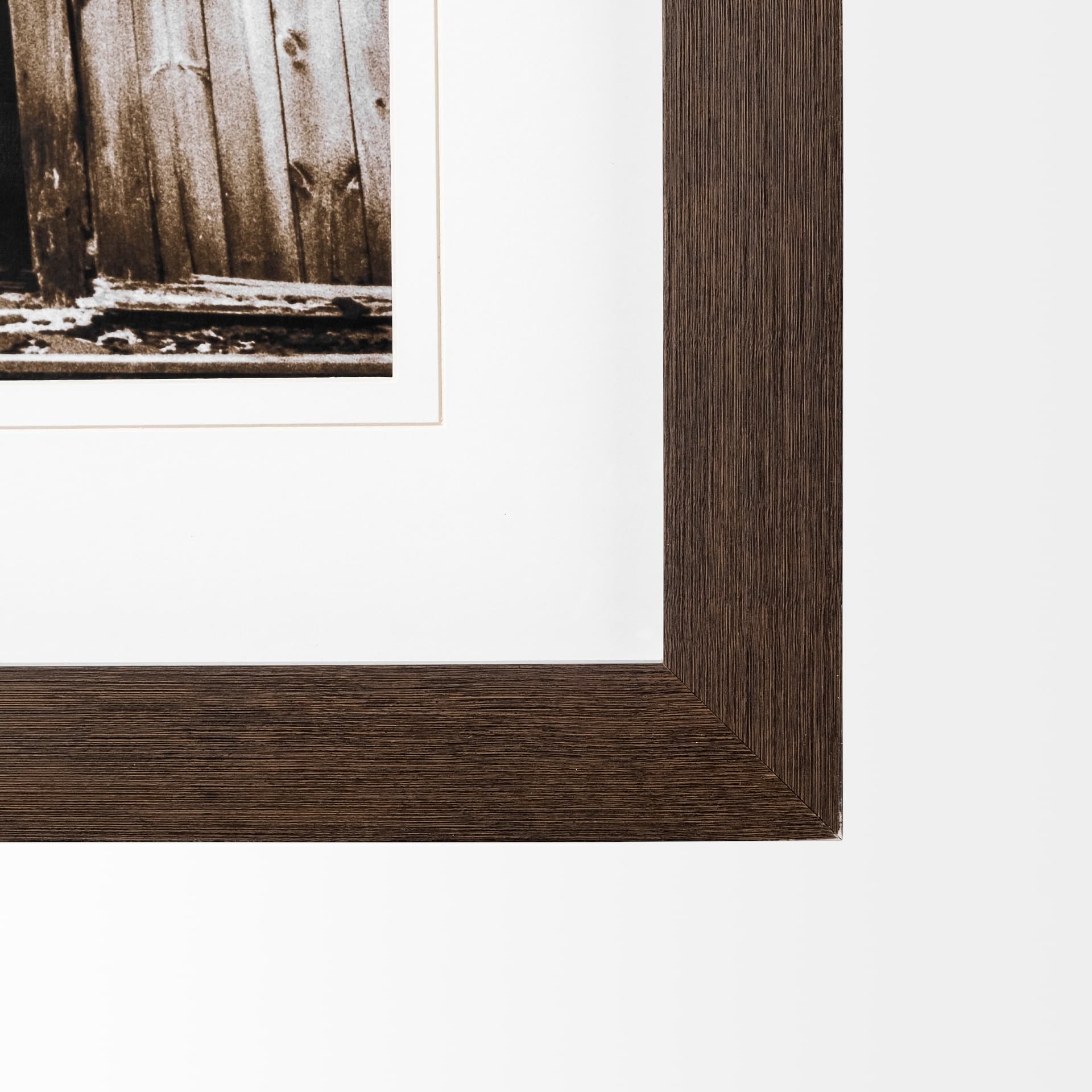 Barnyard Dog v2 by Mercana Studio a Framed Photo Art Print Matted under Glass — product photograph