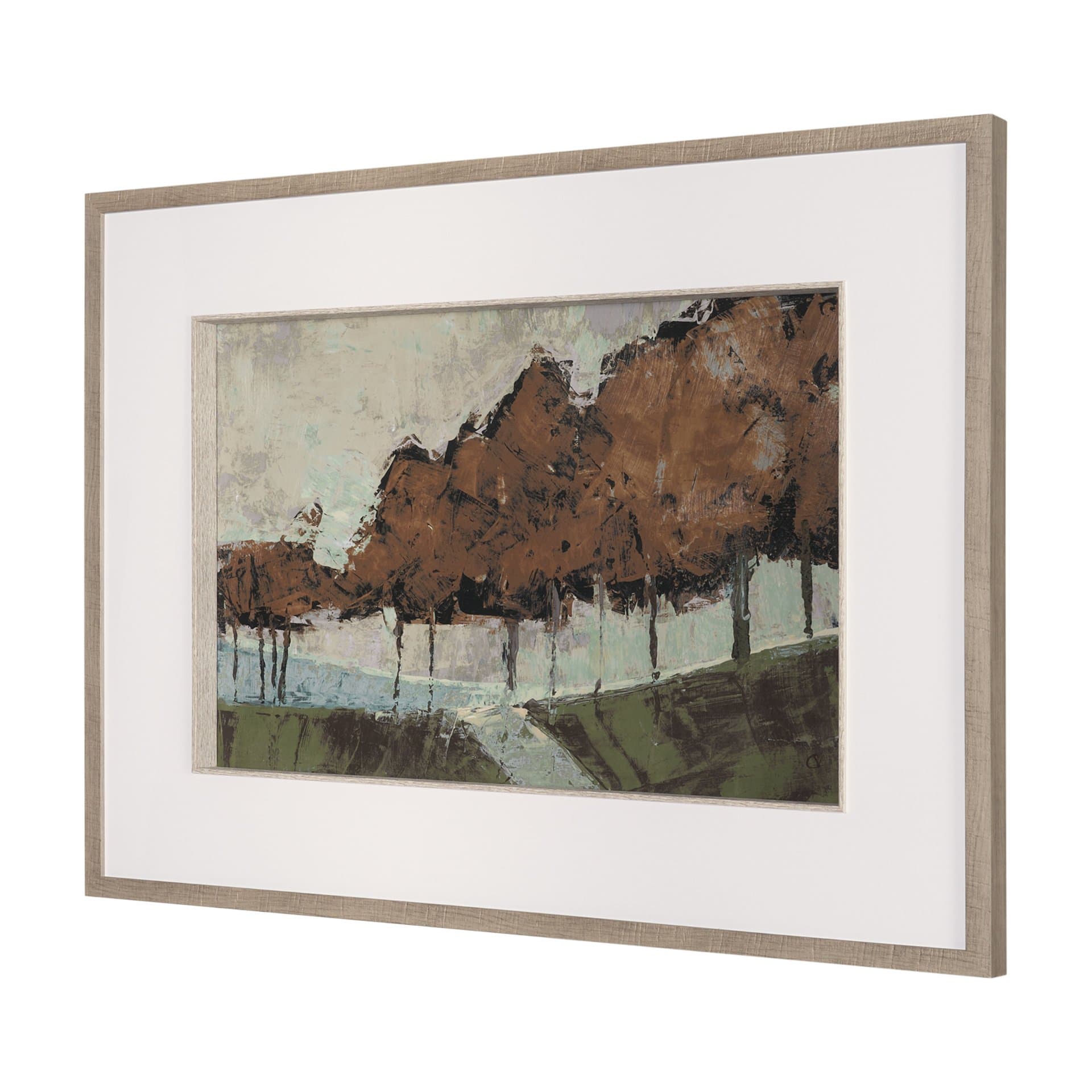 Gilded Grove by Mercana Studio Textured Framed Artwork Matted under Glass — product photograph
