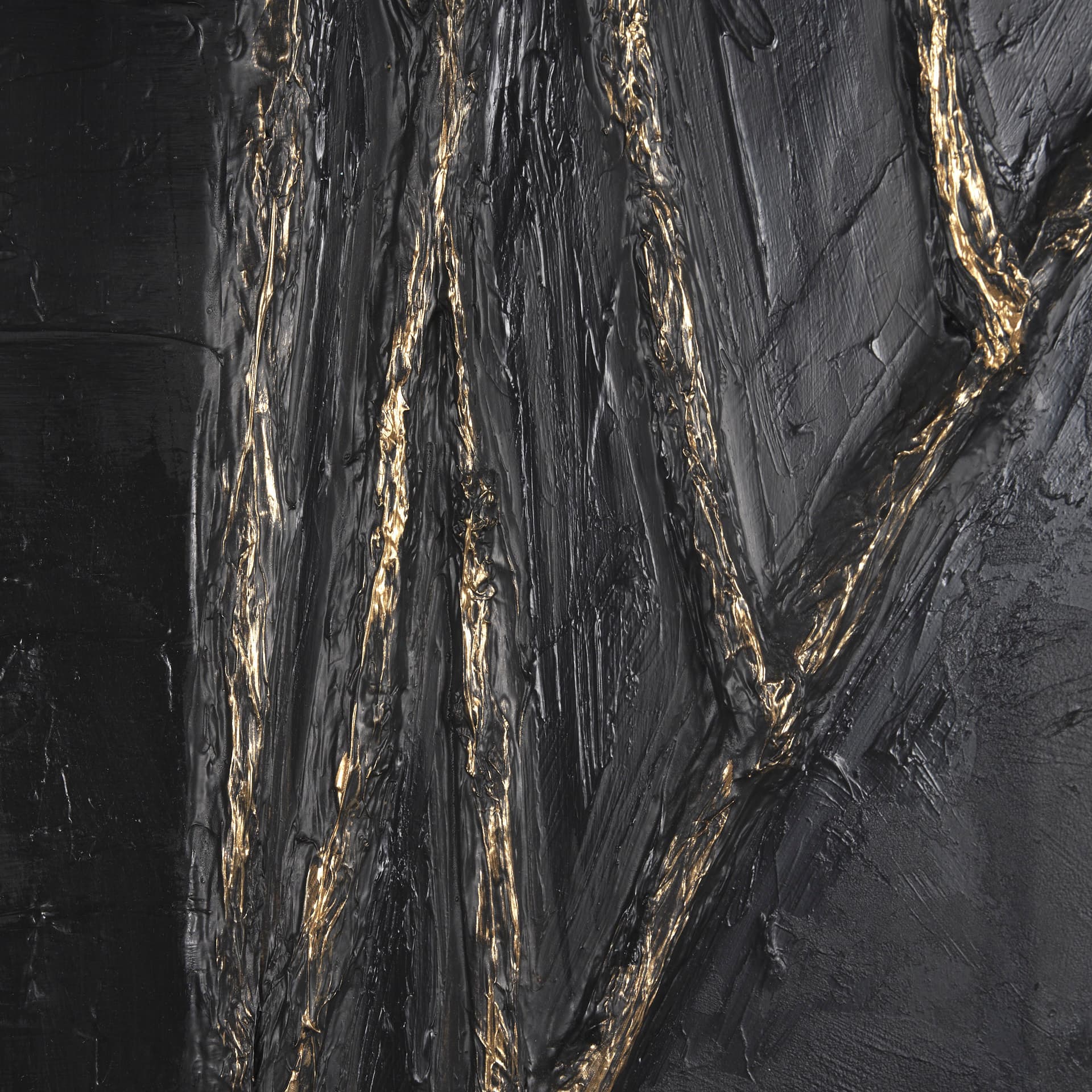 Descent I by Studio M a handmade Original Framed 3D Textured Artwork under Glass — product photograph