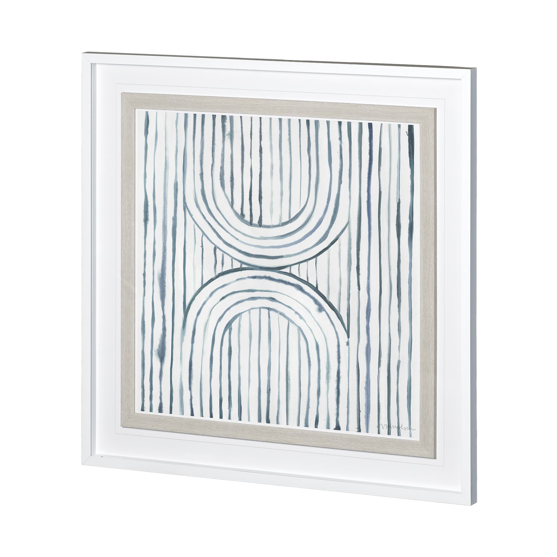 Gyrate II by Vanna Lam a Framed Art Print Matted under Glass — product photograph