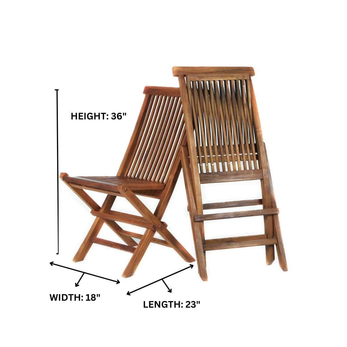 Folding Chair Set with Green Cushions TF22-2-G — product photograph