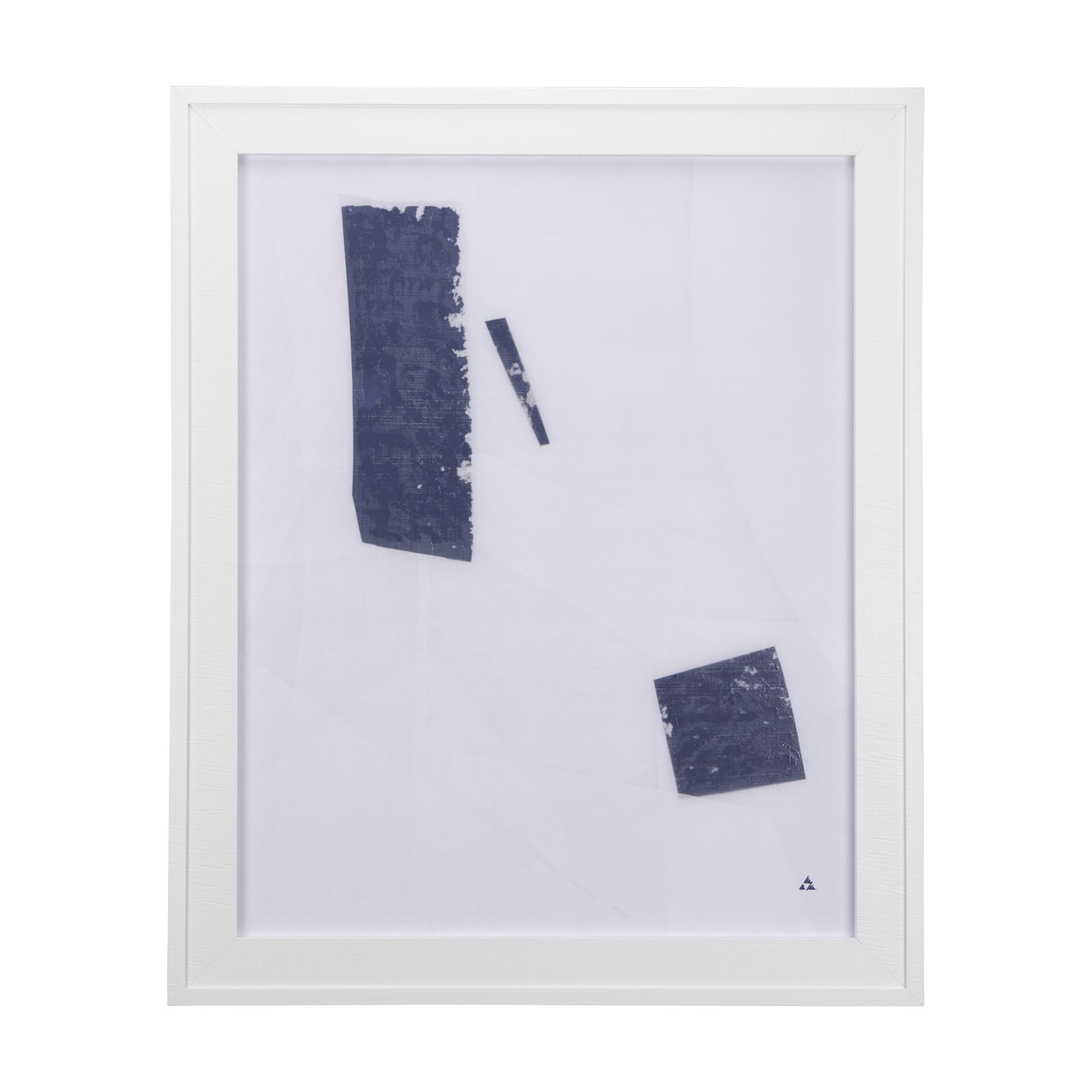 The Shapes II by Mercana Studio a Hand Embellished Textured Framed Art Print — product photograph