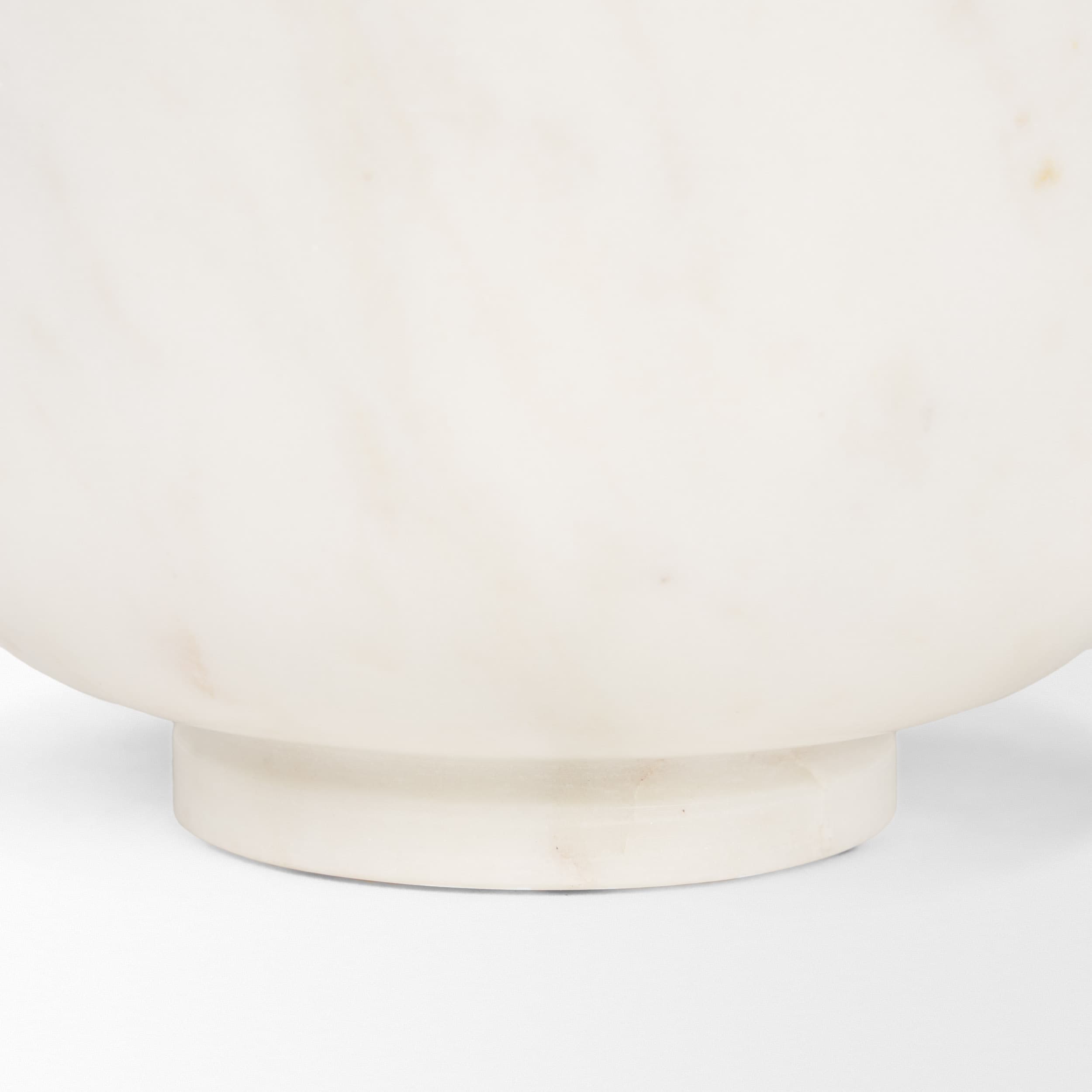 Katora Small Premium Solid White Marble Bowl — product photograph