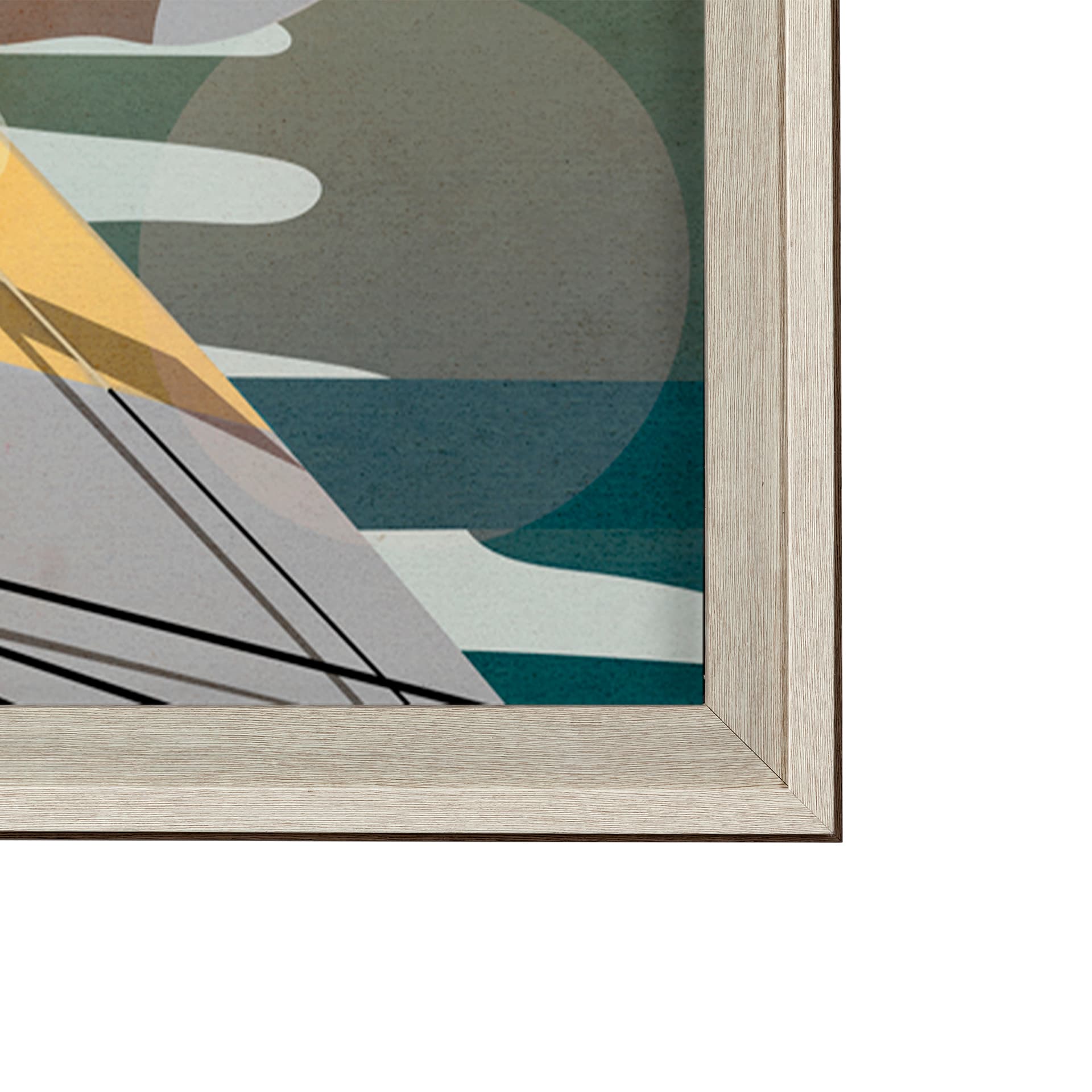 Muskoka Go Canada (XL) by Mercana Studio a Hand Embellished Decograph Framed Art Print under Glass — product photograph