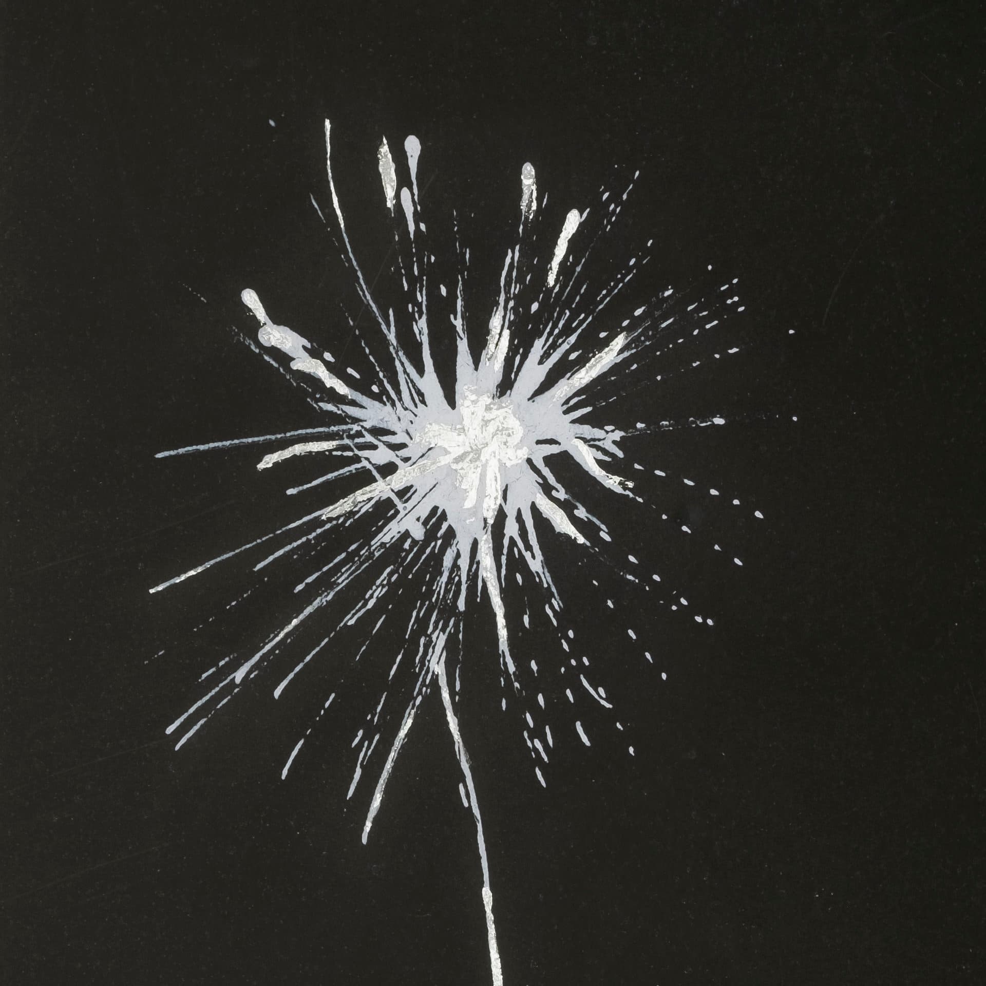 Flora II by Mercana Studio a Hand Embellished Textured Framed Art Print Matted under Glass — product photograph
