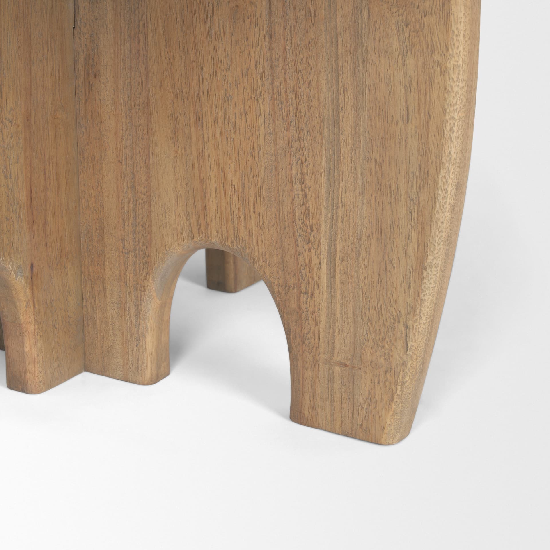 Sonomi 59" Round Dining Table | Med Brown Wood | Seats 6 — product photograph
