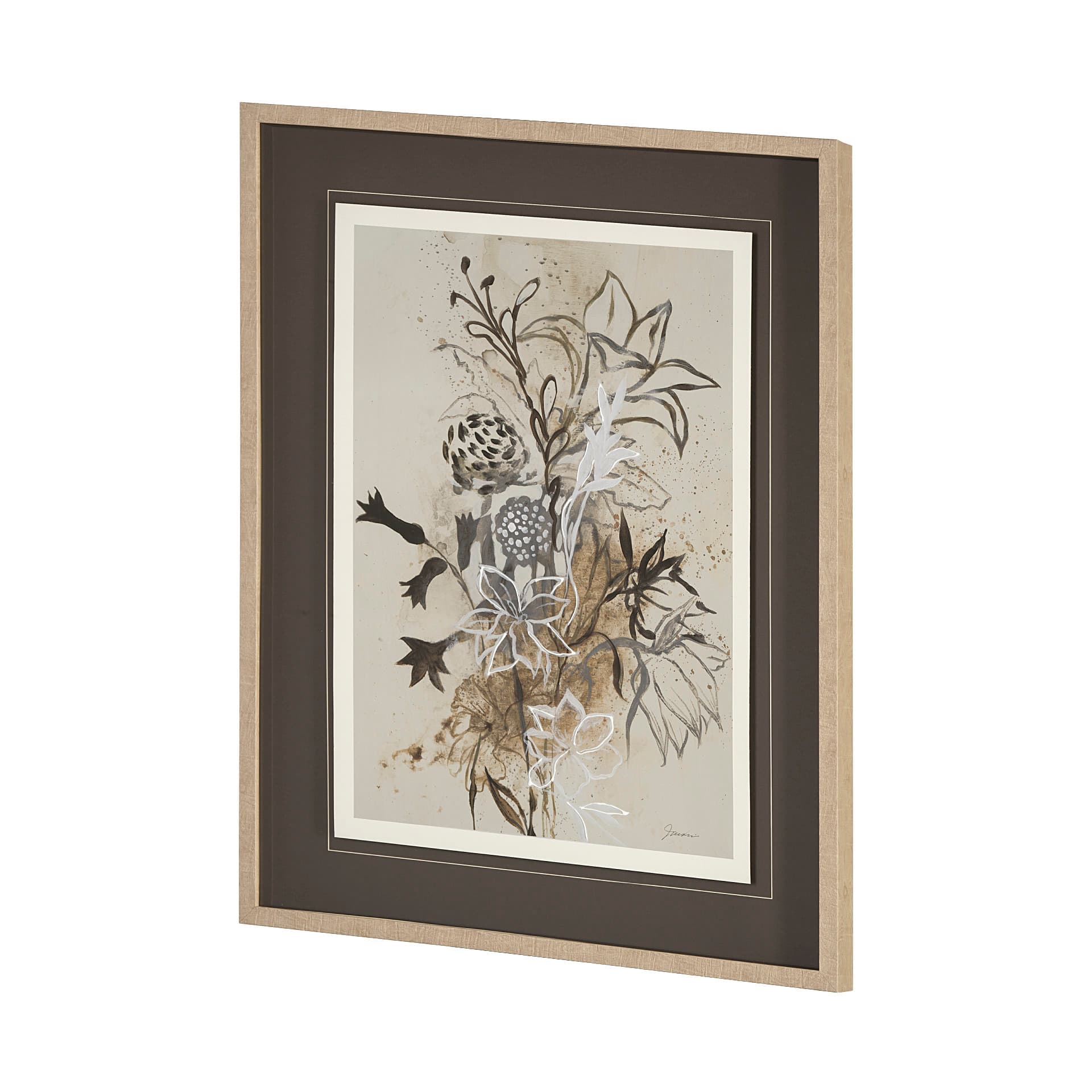 Rise & Shine I by Liz Jardine a Hand Embellished Textured Framed Art Print Matted under Glass — product photograph