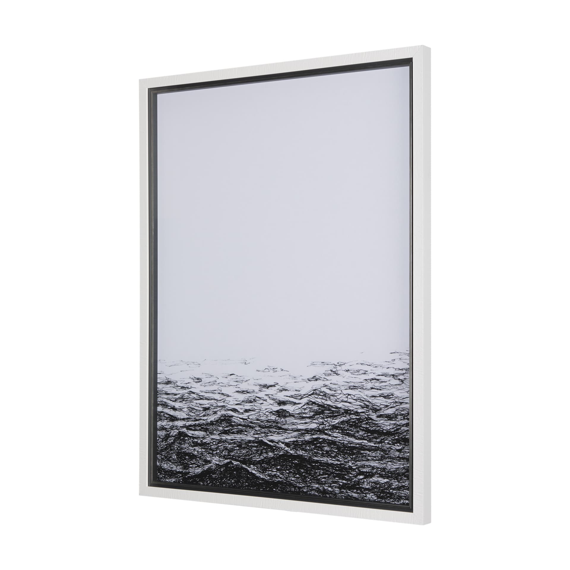 Running on Waves I by Simeng a Framed Art Print Matted under Glass — product photograph