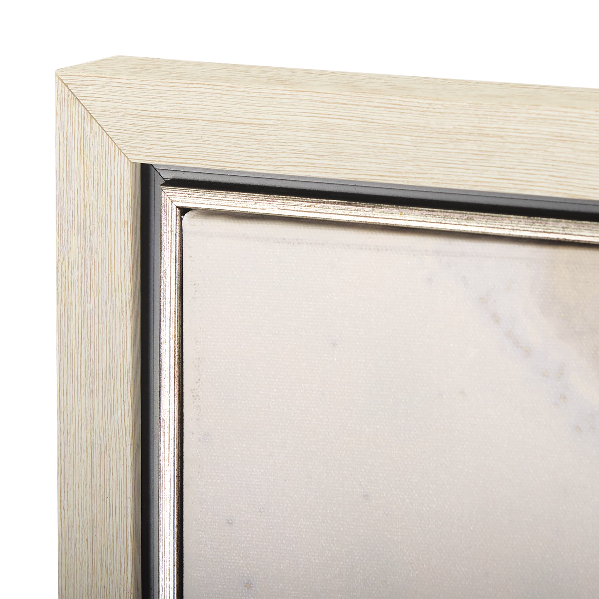 Sandy Waves II by Mercana Studio a Hand Embellished Textured Framed Canvas — product photograph