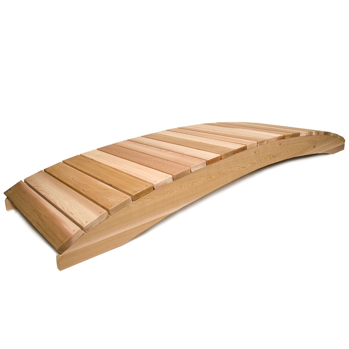 12-Ft Cedar Garden Bridge — product photograph
