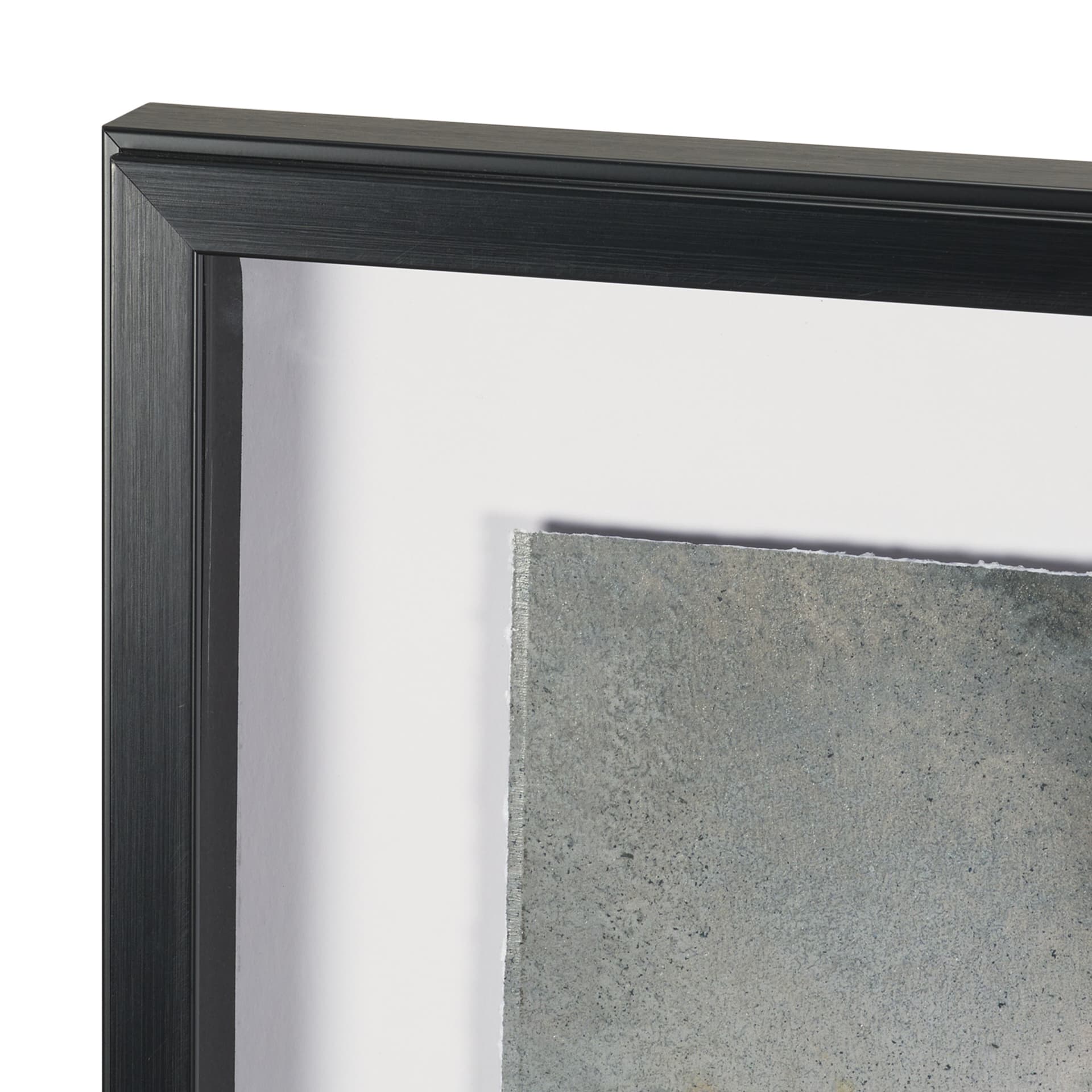 Ediface II by Ira Havuka Hand Embelished Textured Framed Artwork Matted under Glass — product photograph