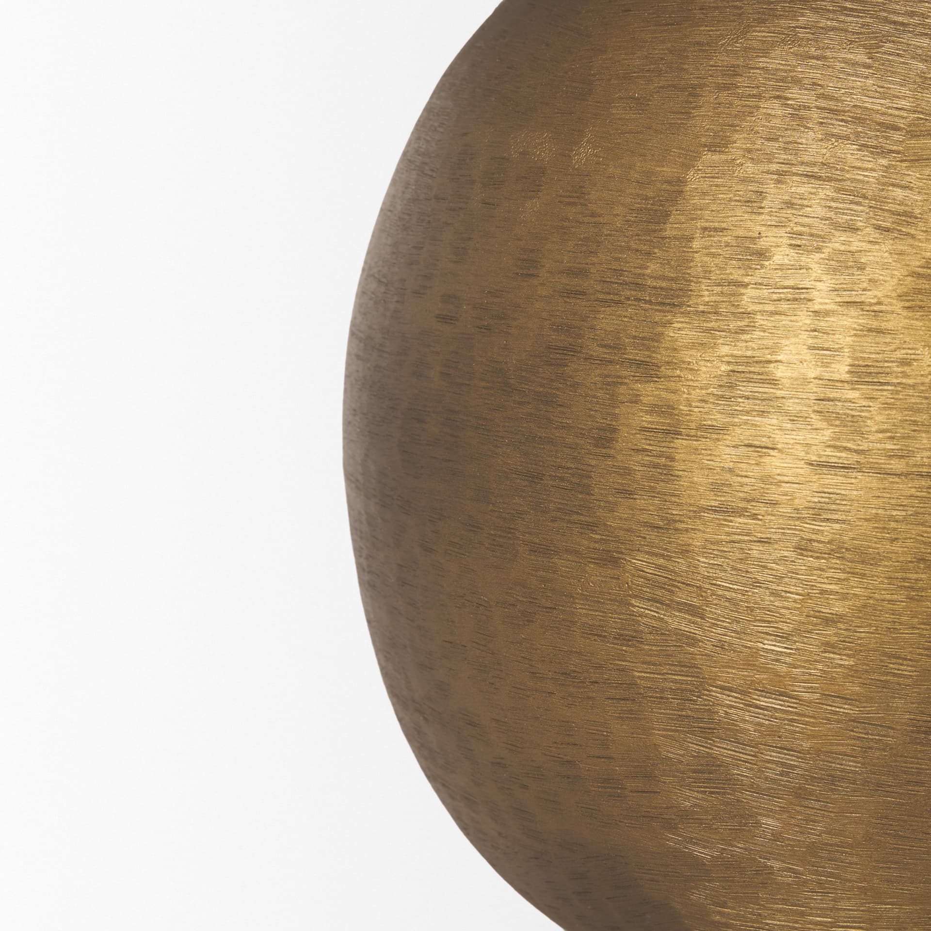 Sadiyah Antiqued Gold Brushed Metal w/ Cream Shade Table Lamp — product photograph