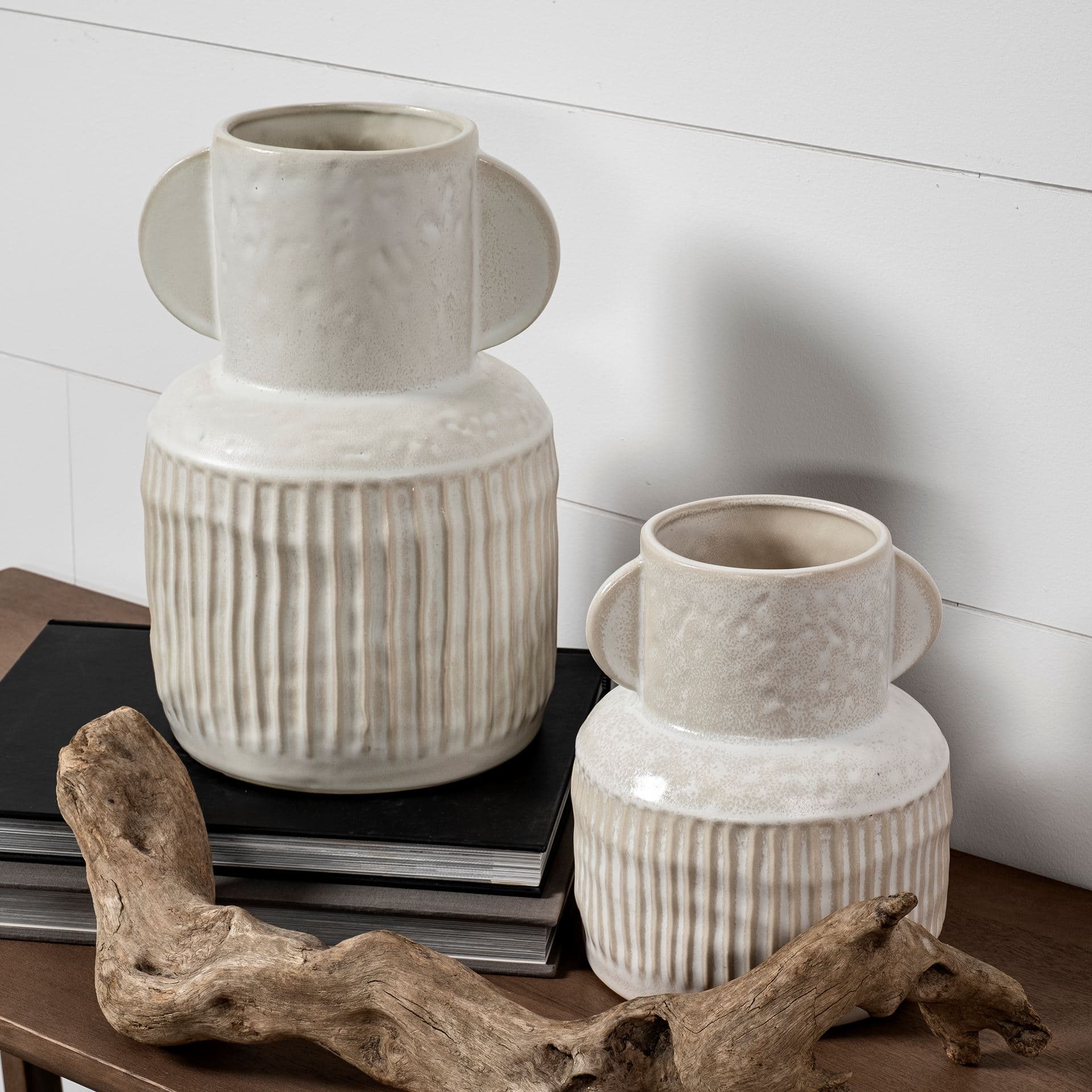 Judy Large Eggshell Ceramic Vase — product photograph