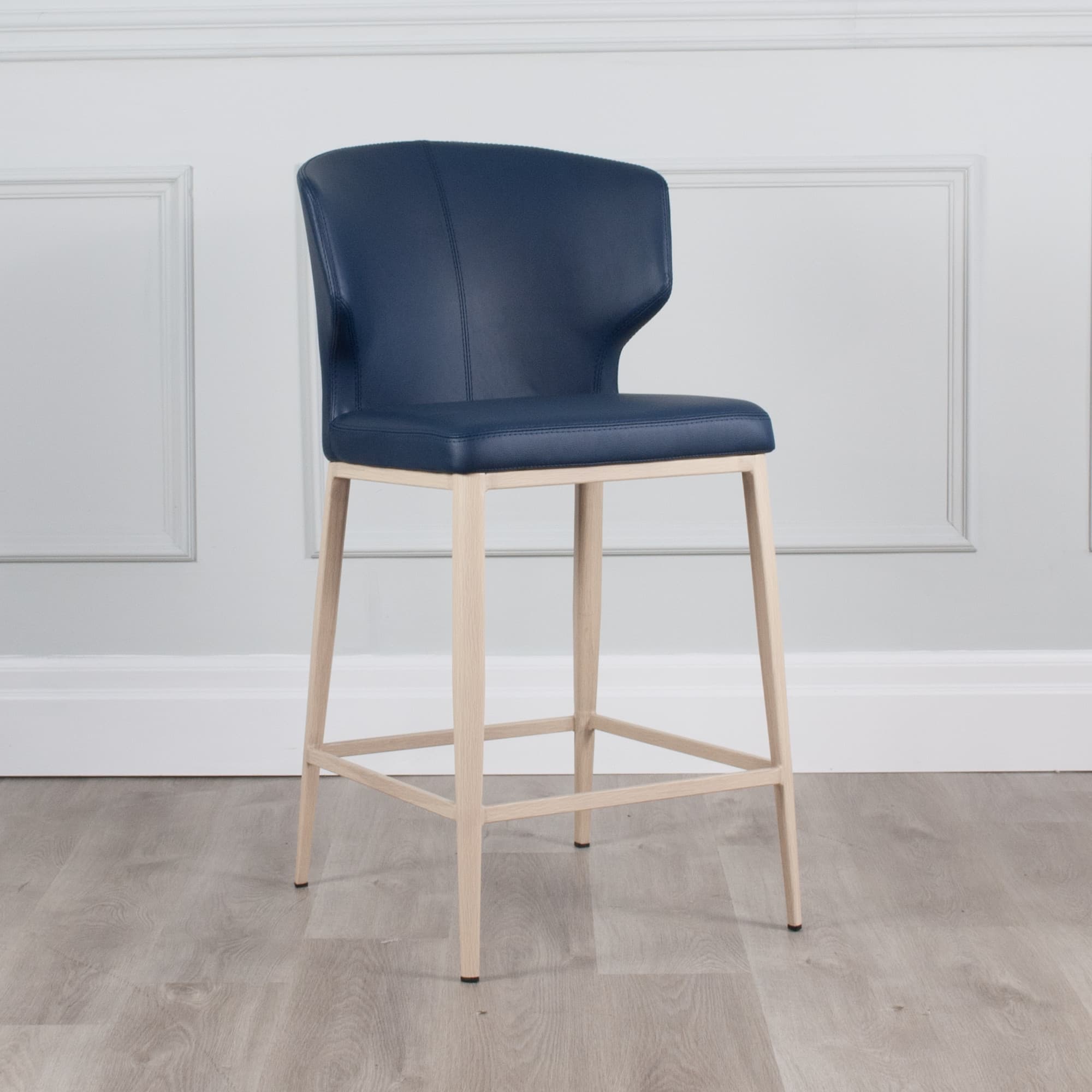 Cabo Stool With Metal Base — product photograph