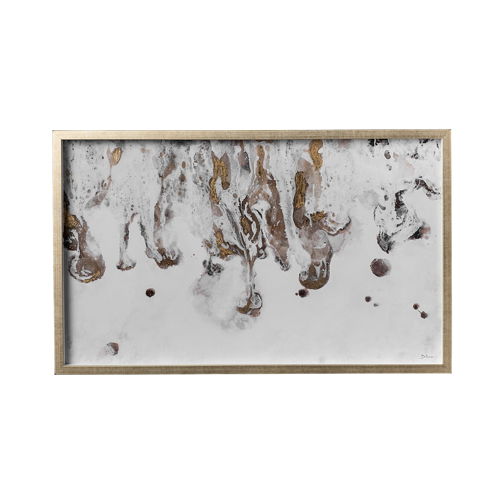 Icarus I by Mercana Studio a Hand Embellished Textured Framed Art Print Matted under Glass — product photograph