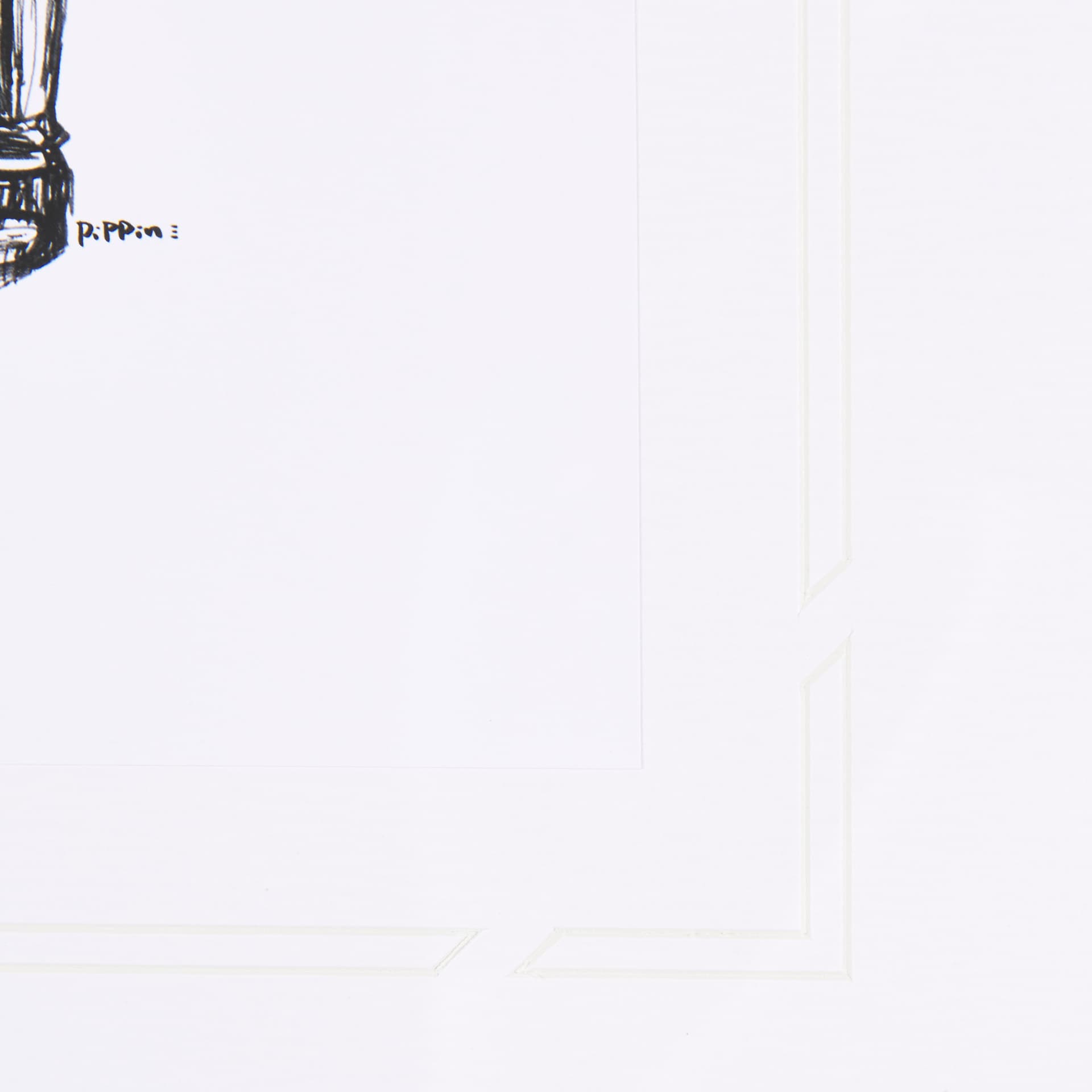Siphon Coffee Maker by Simeng a Framed Art Print Matted under Glass — product photograph