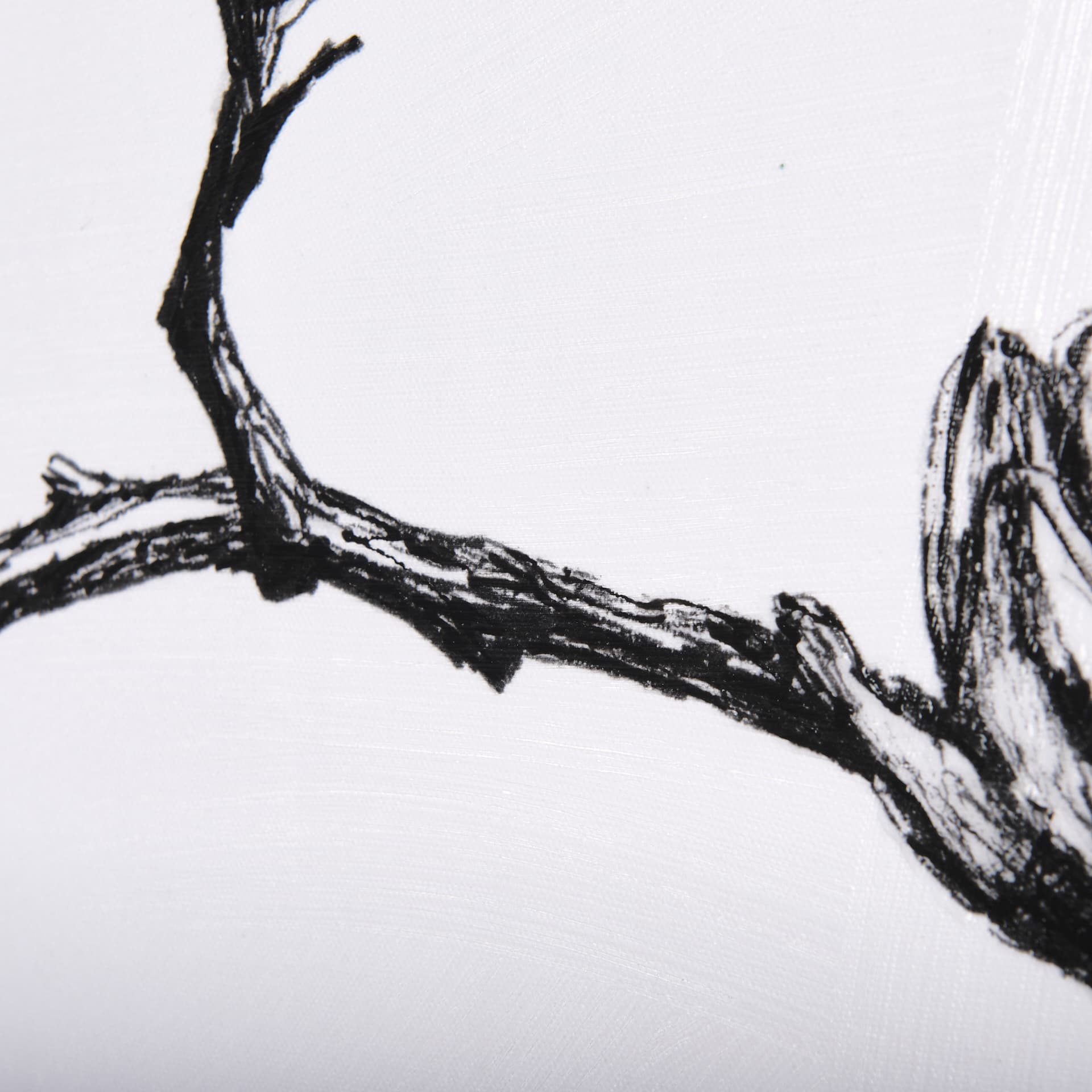 Magnolia II by Mercana Studio a Hand Embellished Textured Canvas — product photograph