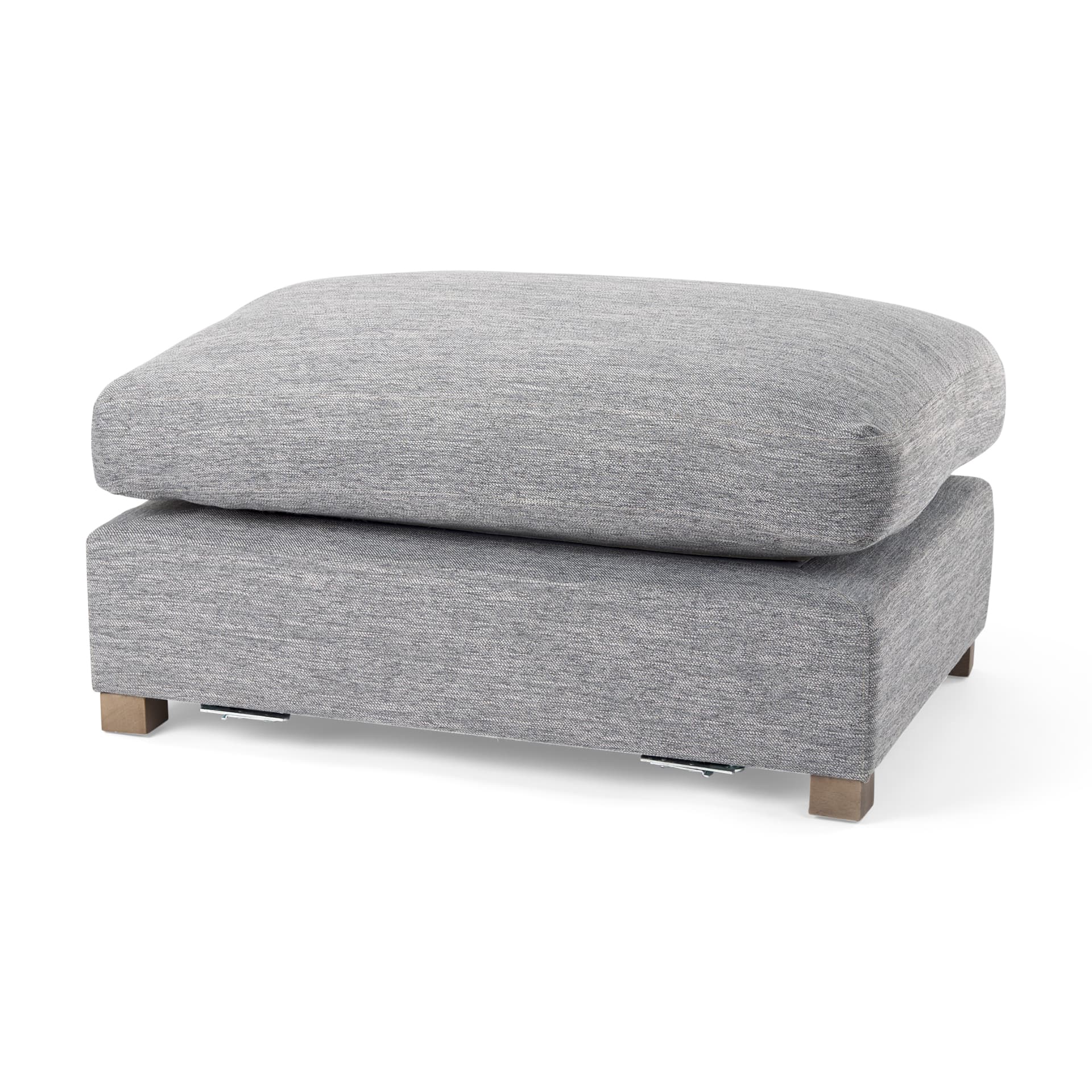 Valence 38.6L x 26.0W x 17.7H Castlerock Gray 2/3 Ottoman Sectional Piece — product photograph