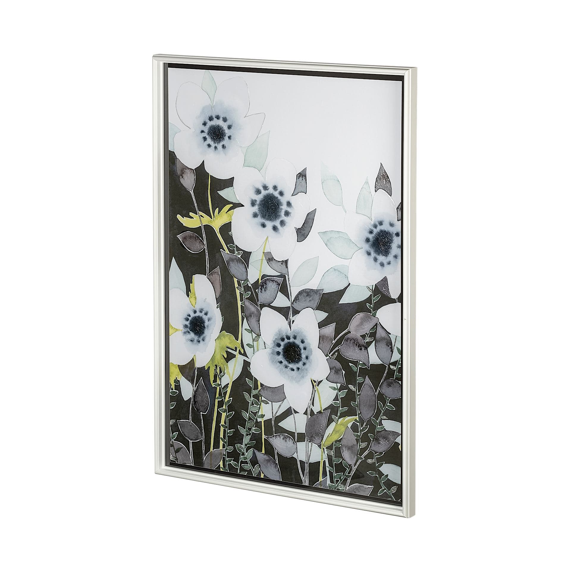 Night Foliage II by Grace Popp a Hand Embellished Textured Framed Art Print Matted under Glass — product photograph
