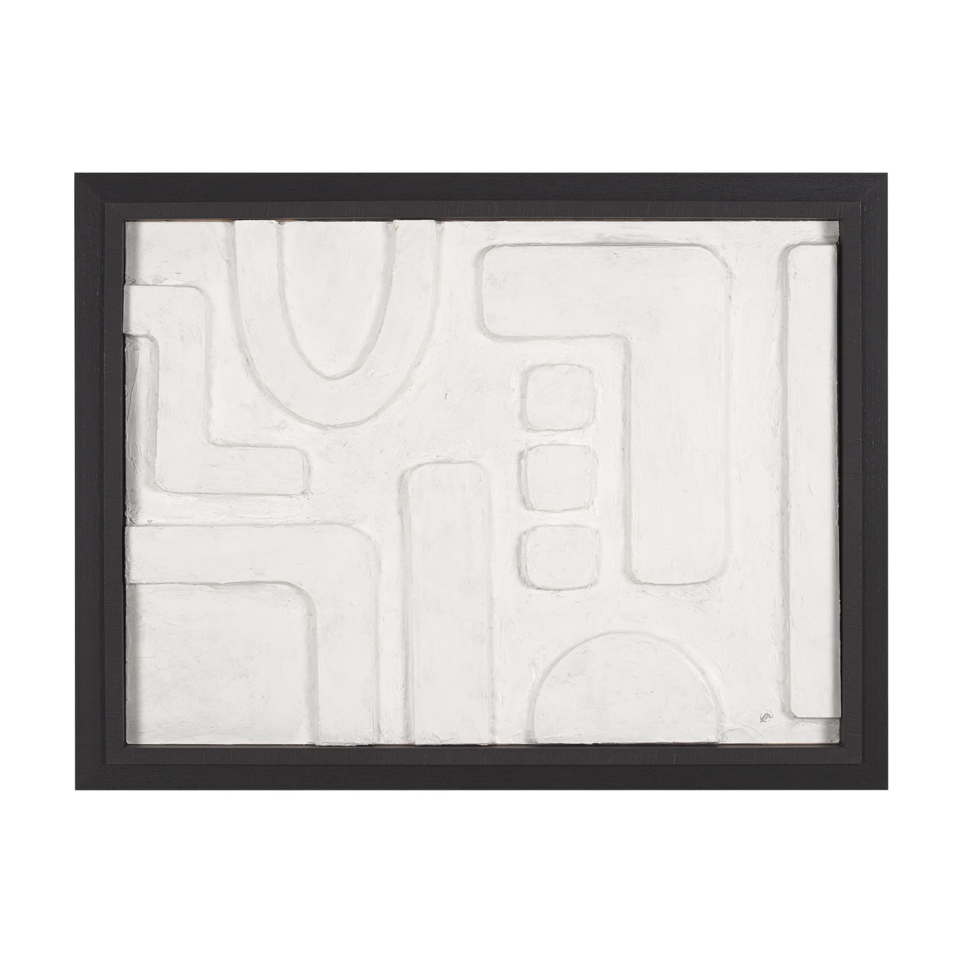 Passel I by Studio M a Framed handmade Original 3D Textured Artwork — product photograph