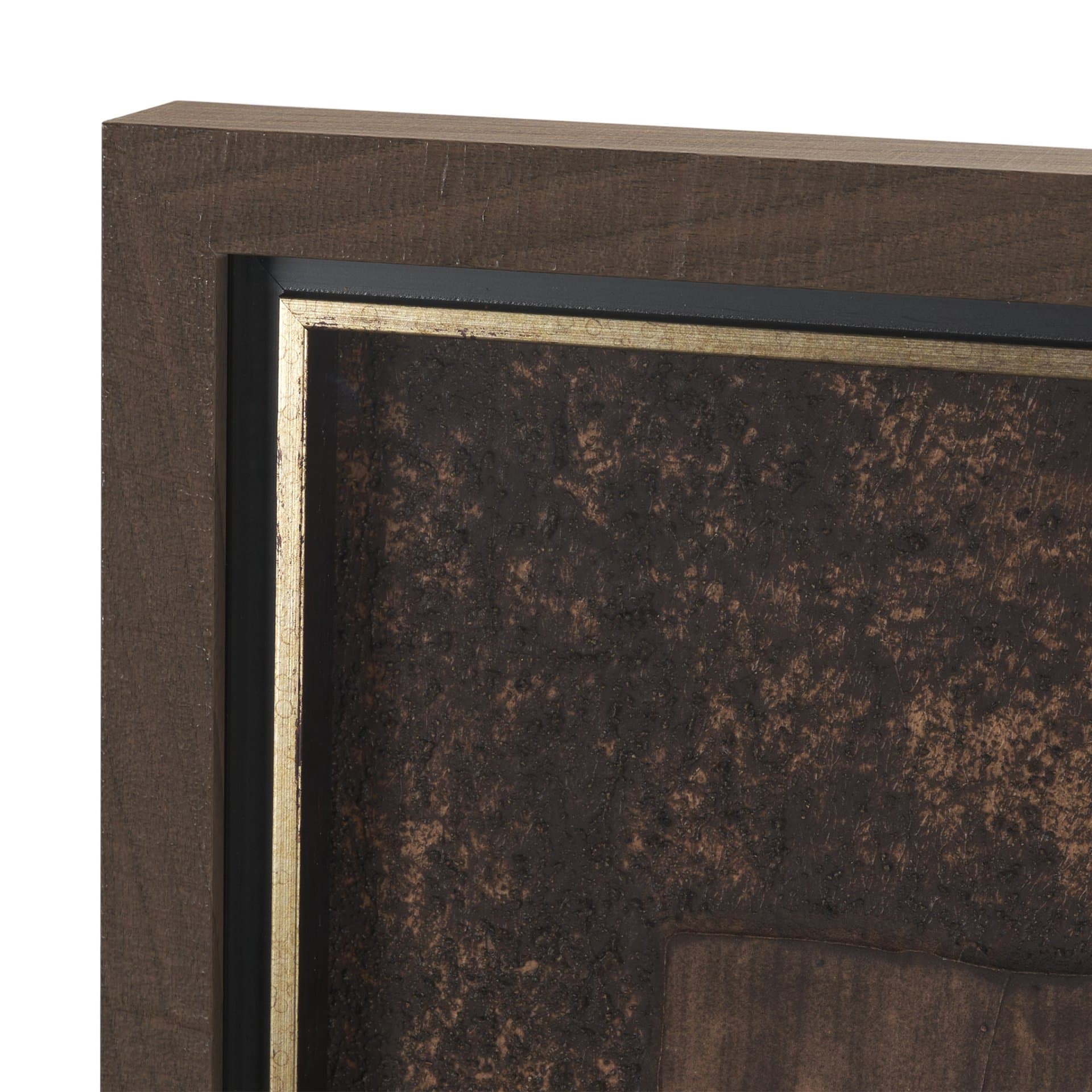Silt II by Mercana Studio Handmade Original Framed Artwork Matted under Glass — product photograph